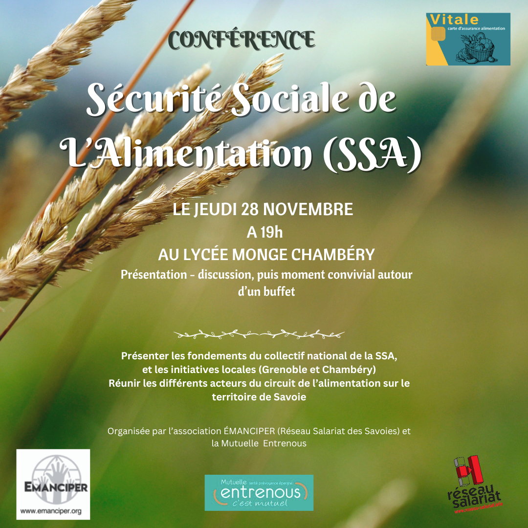 Conférence SSA Conférence SSA Chambéry 28 novembre 2024
