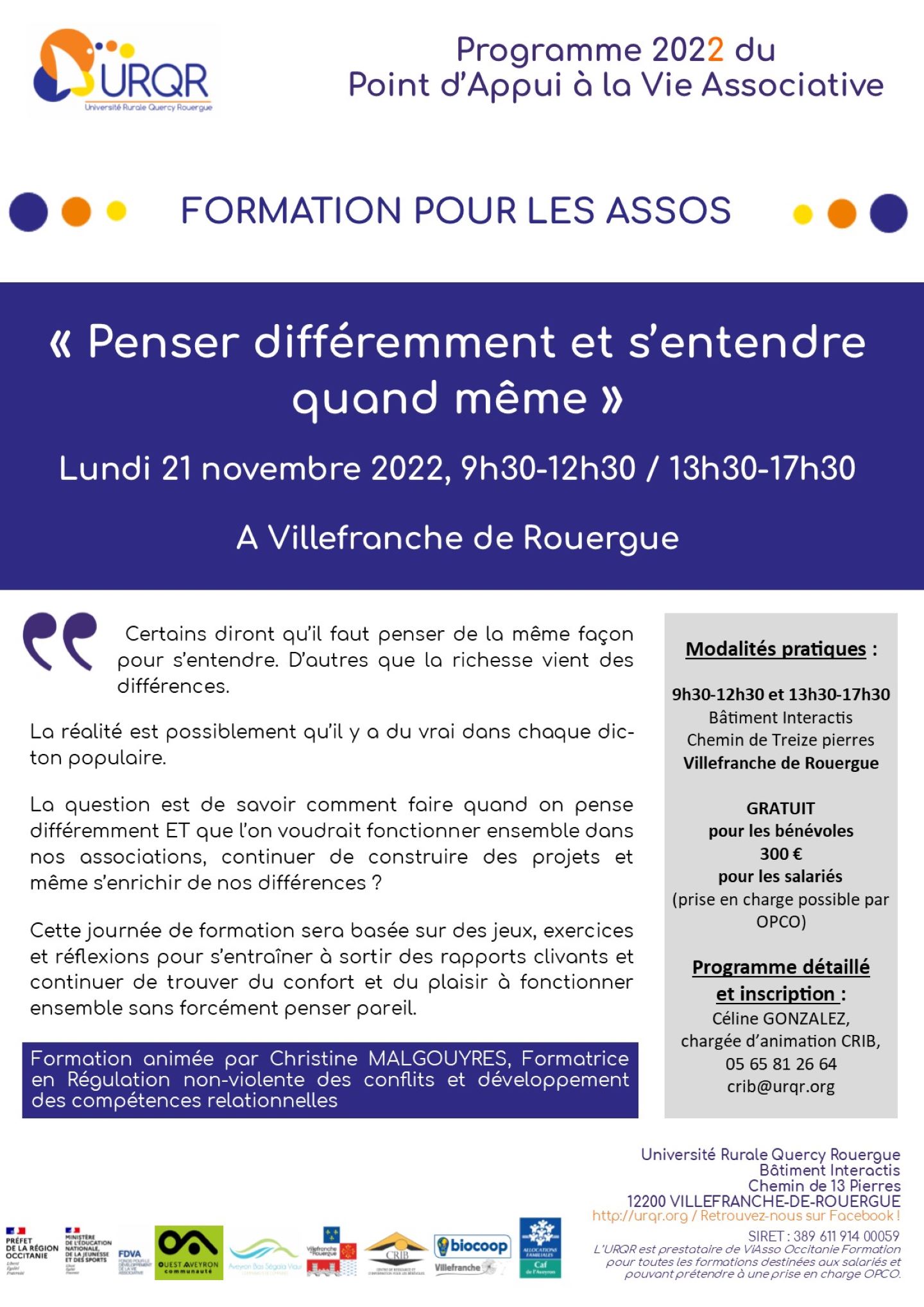 Penser différemment et s'entendre quand même Penser différemment et s'entendre quand même