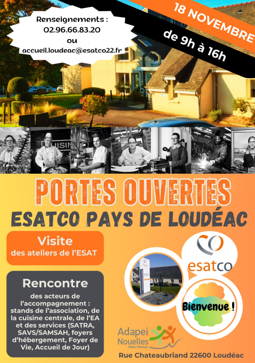 Affiche Portes ouvertes du 18/11/2025
