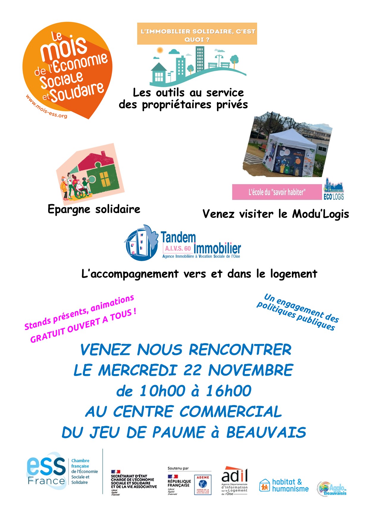 Les outils au service des propriétaires privés ,L' Epargne solidaire , Visite du Modu'Logis, L’accompagnement vers et dans le logement