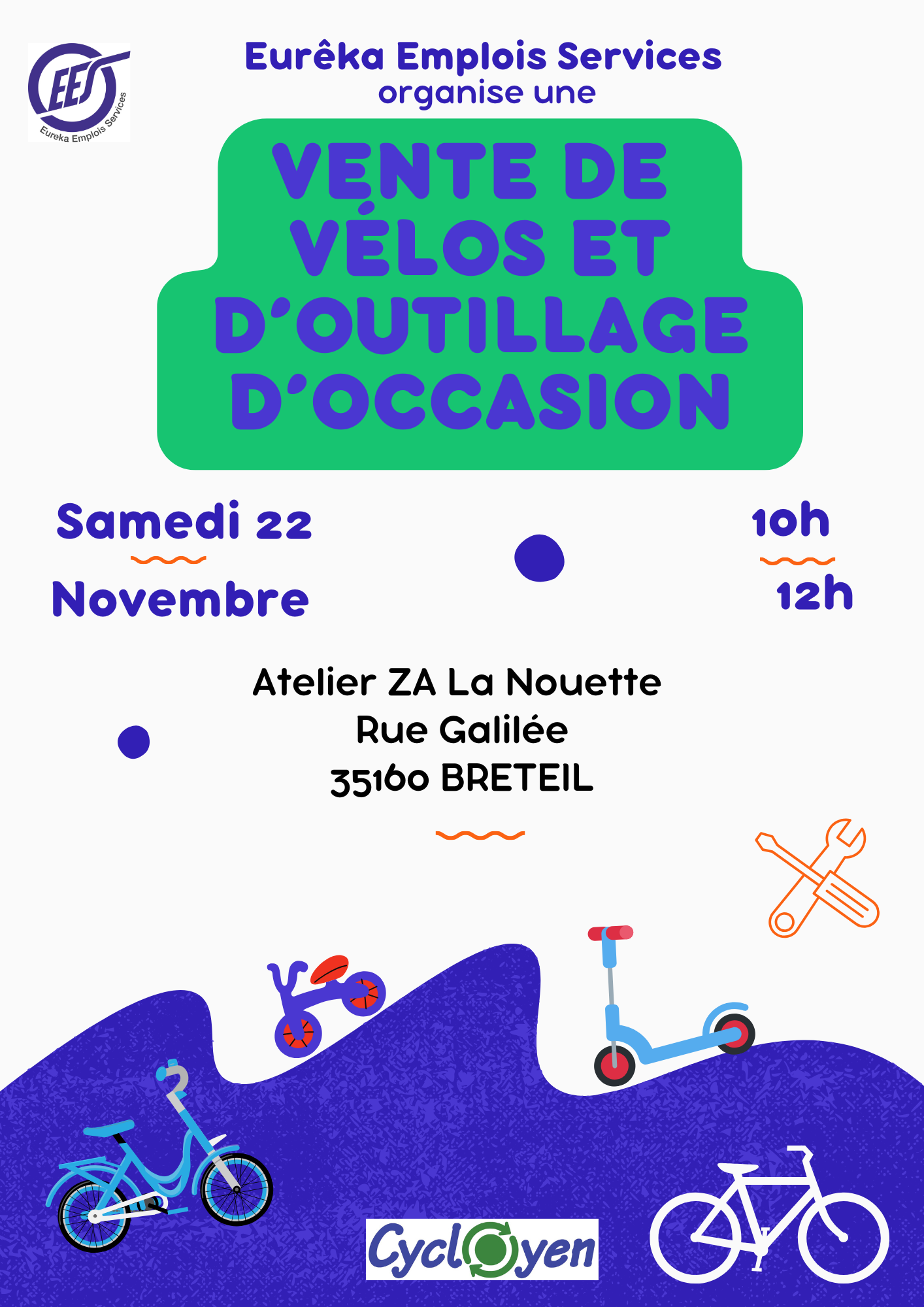 Vente de vélos et d'outillage d'occasion Vente de vélos et d'outillage d'occasion