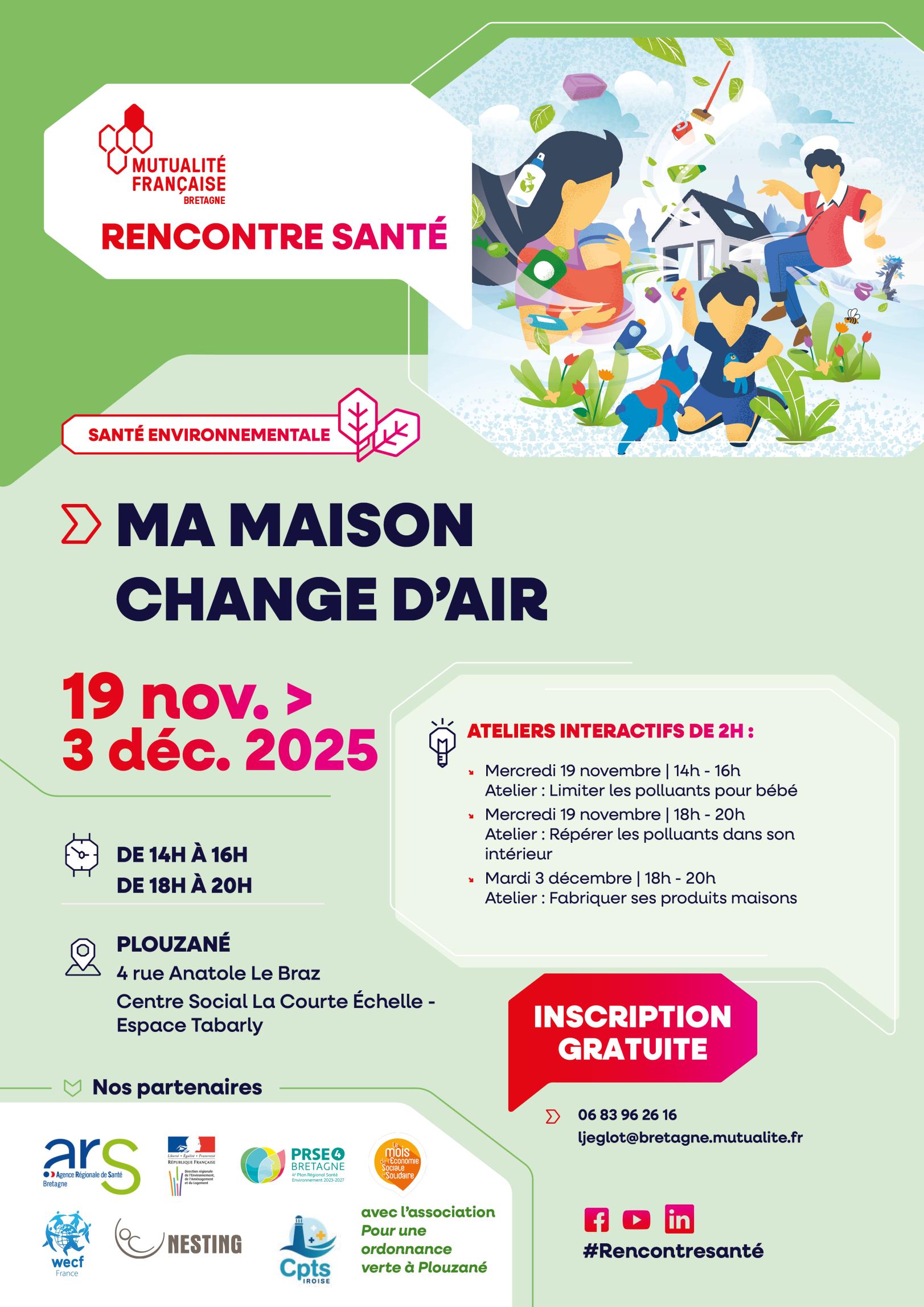 Affiche Ma maison change d'air Plouzané Affiche de l'événement