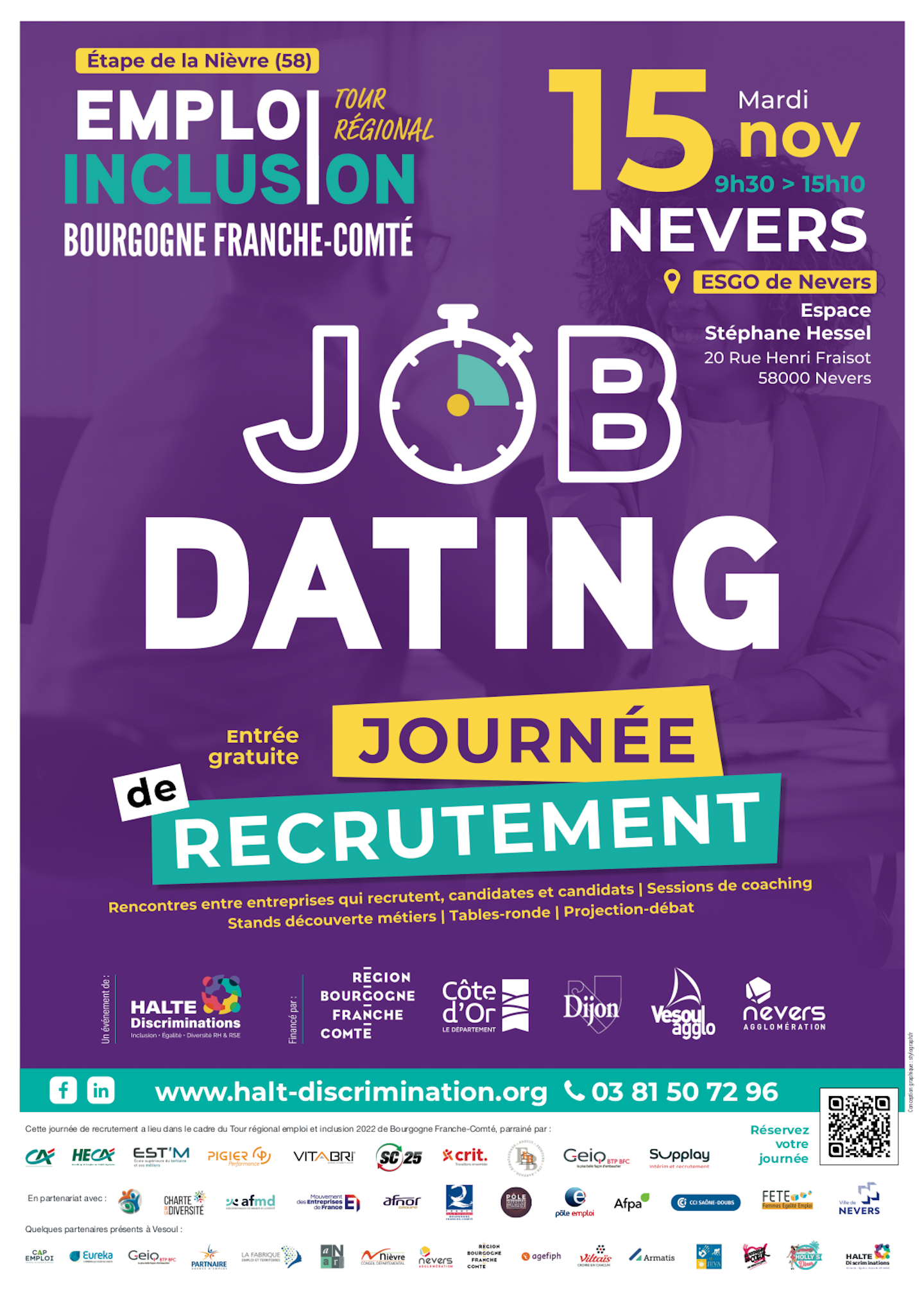Nevers - Forum Emploi Inclusion Diversité 15/11/2022 Nevers - Forum Emploi Inclusion Diversité 15/11/2022