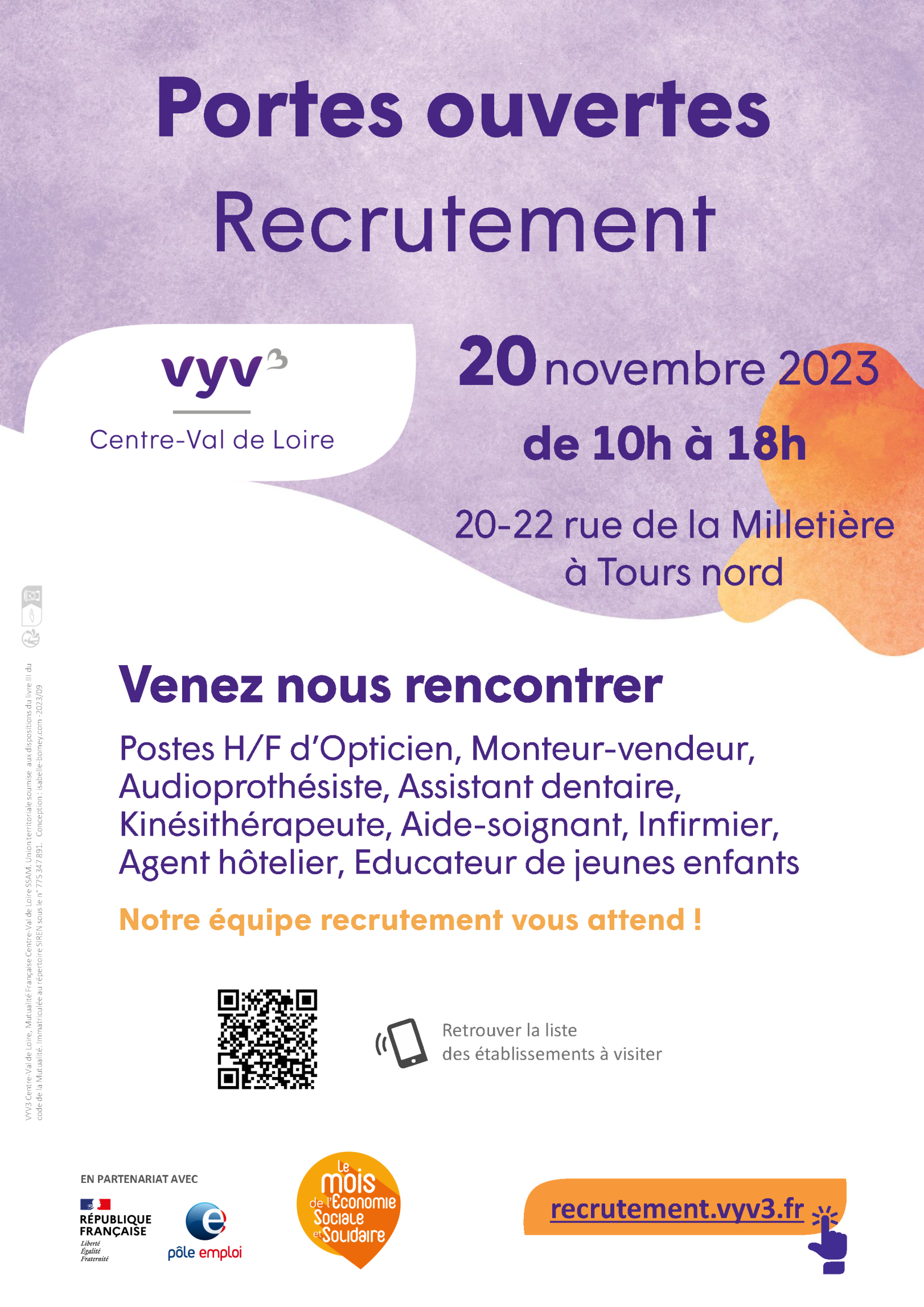 Venez nous rencontrer Notre équipe recrutement vous attend
