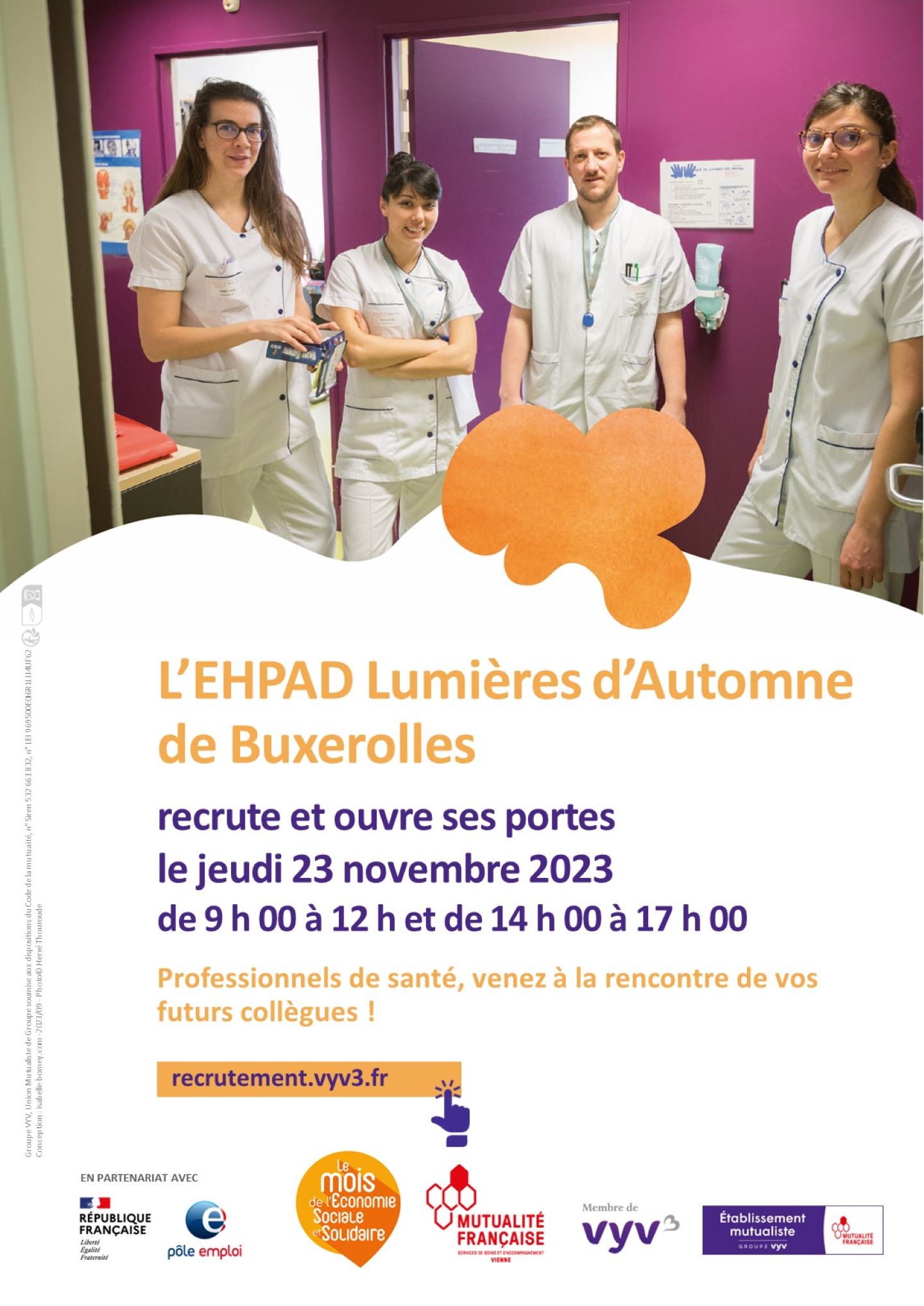 Journée portes ouvertes à l'EHPAD Lumières d'Automne à Buxerolles, le jeudi 23 novembre 2023
