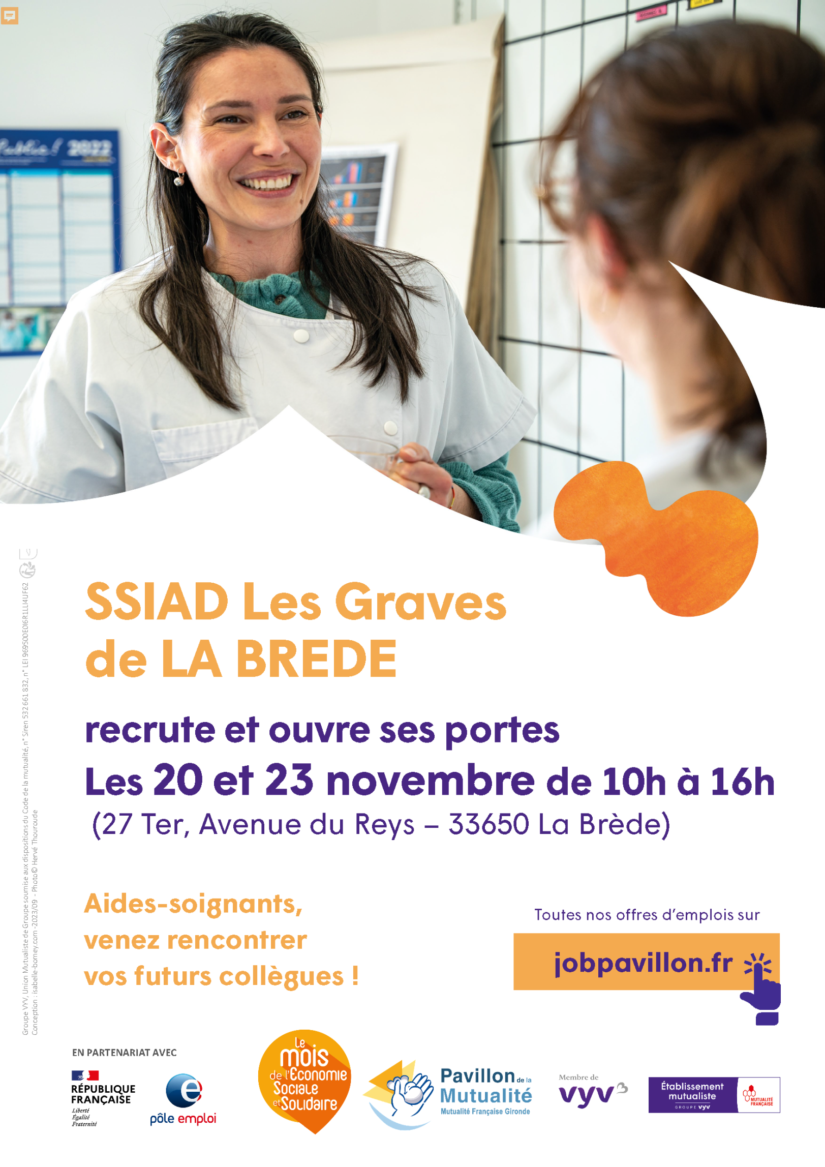 Affiche évènement JPO La Brède