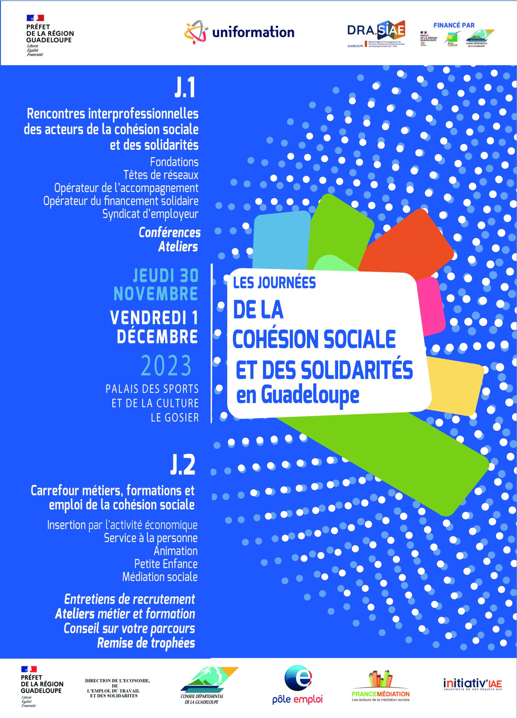 Les journées de la cohésion sociale et des des solidarités Les journées de la cohésion sociale et des des solidarités