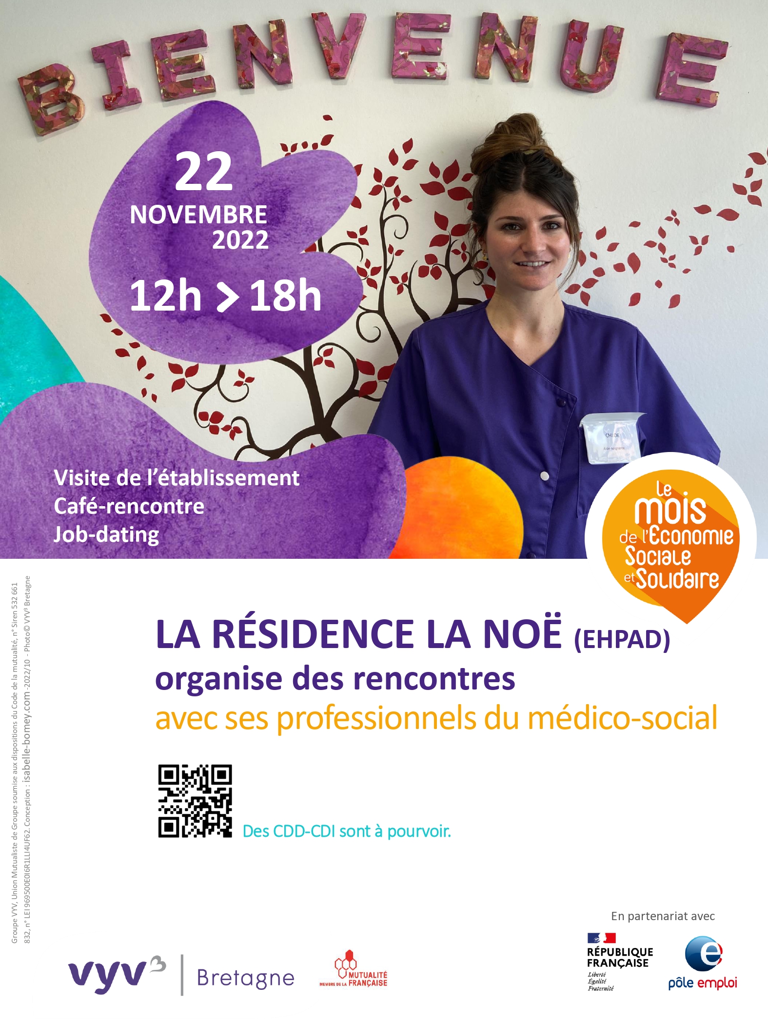 La Résidence La Noë organise des rencontres avec ses professionnels du médico-social