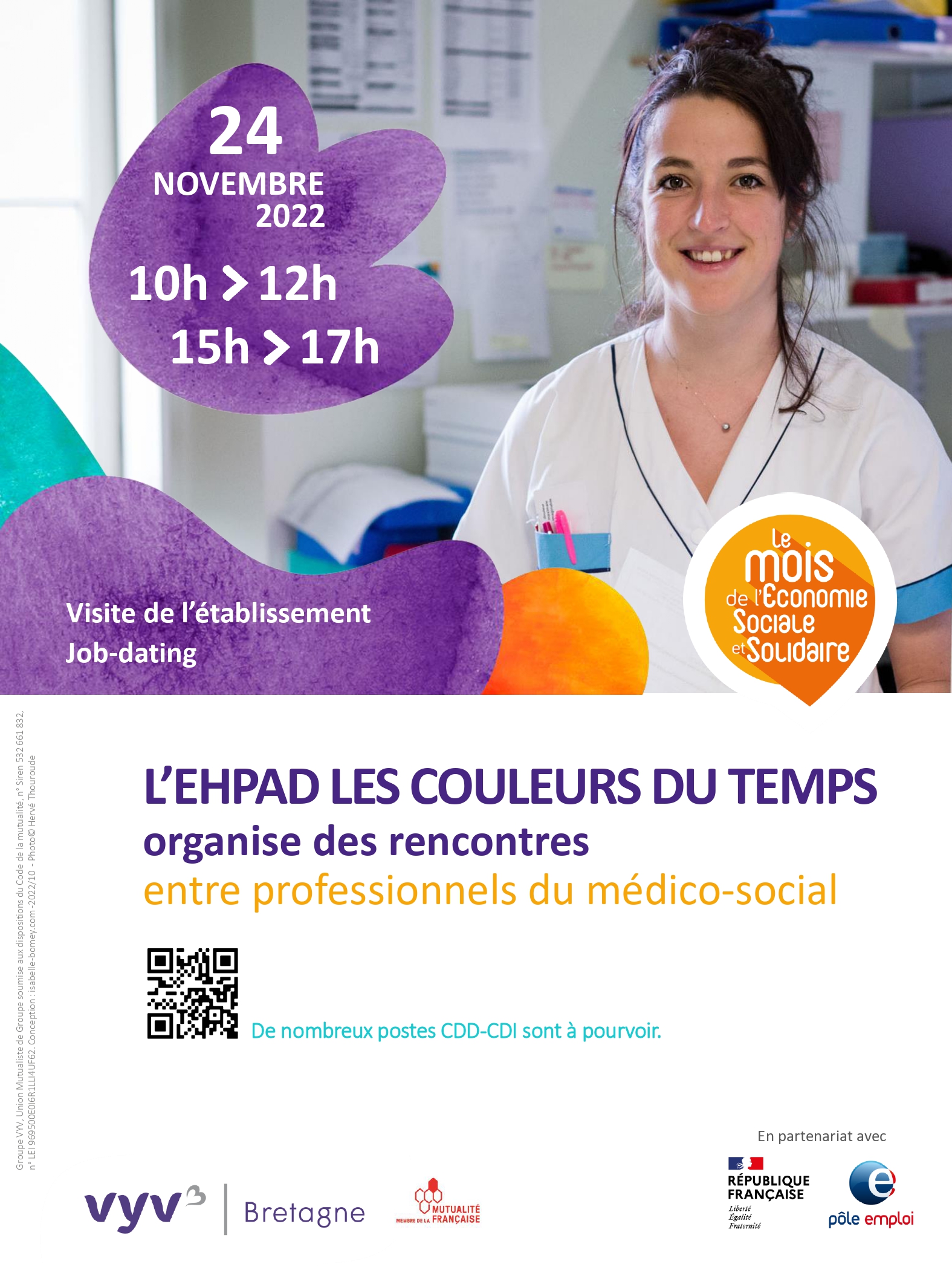 L'EHPAD Les Couleurs du Temps organise des rencontres avec ses professionnels du médico-social