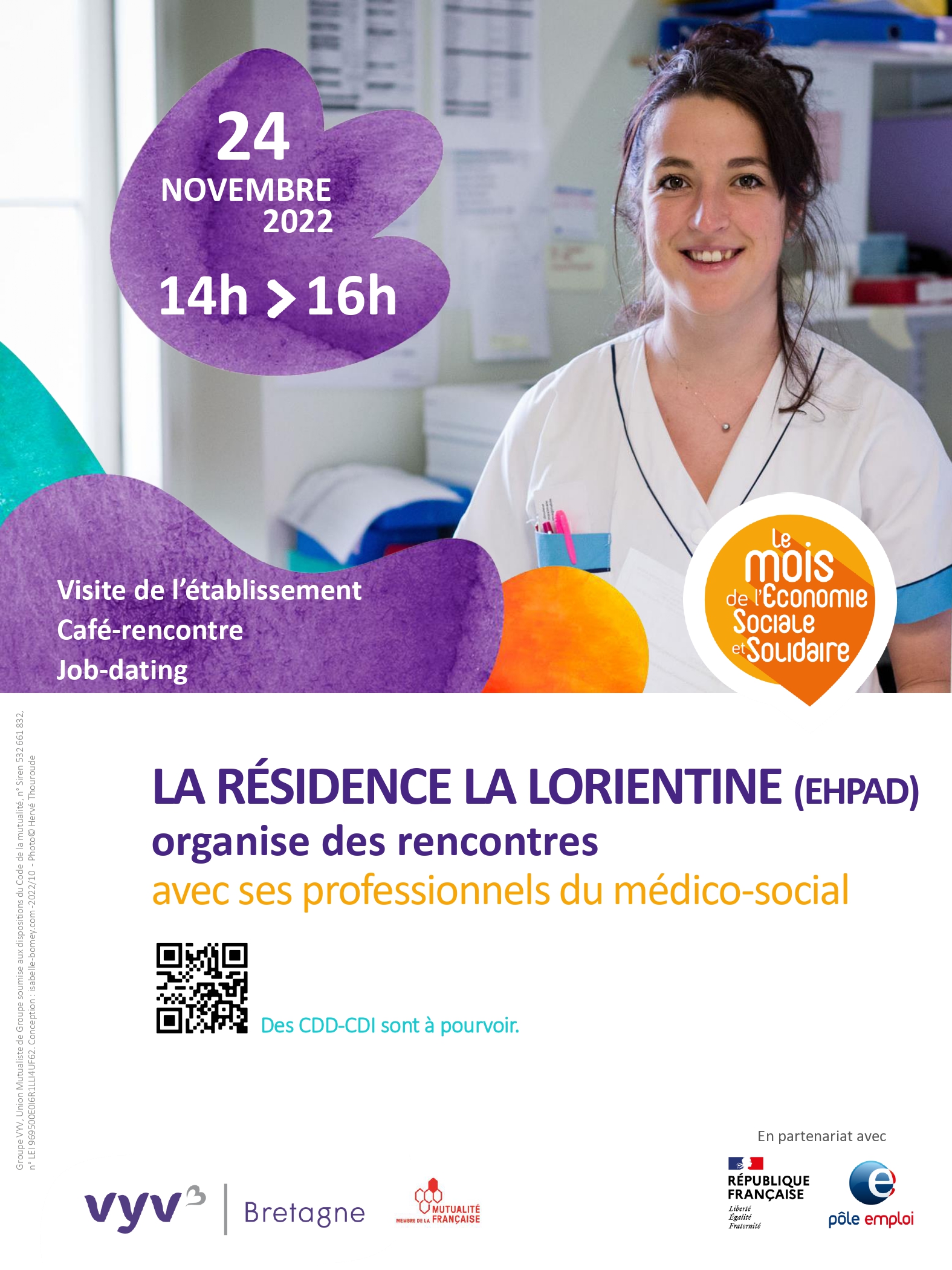 La Résidence La Lorientine organise des rencontres avec ses professionnels du médico-social