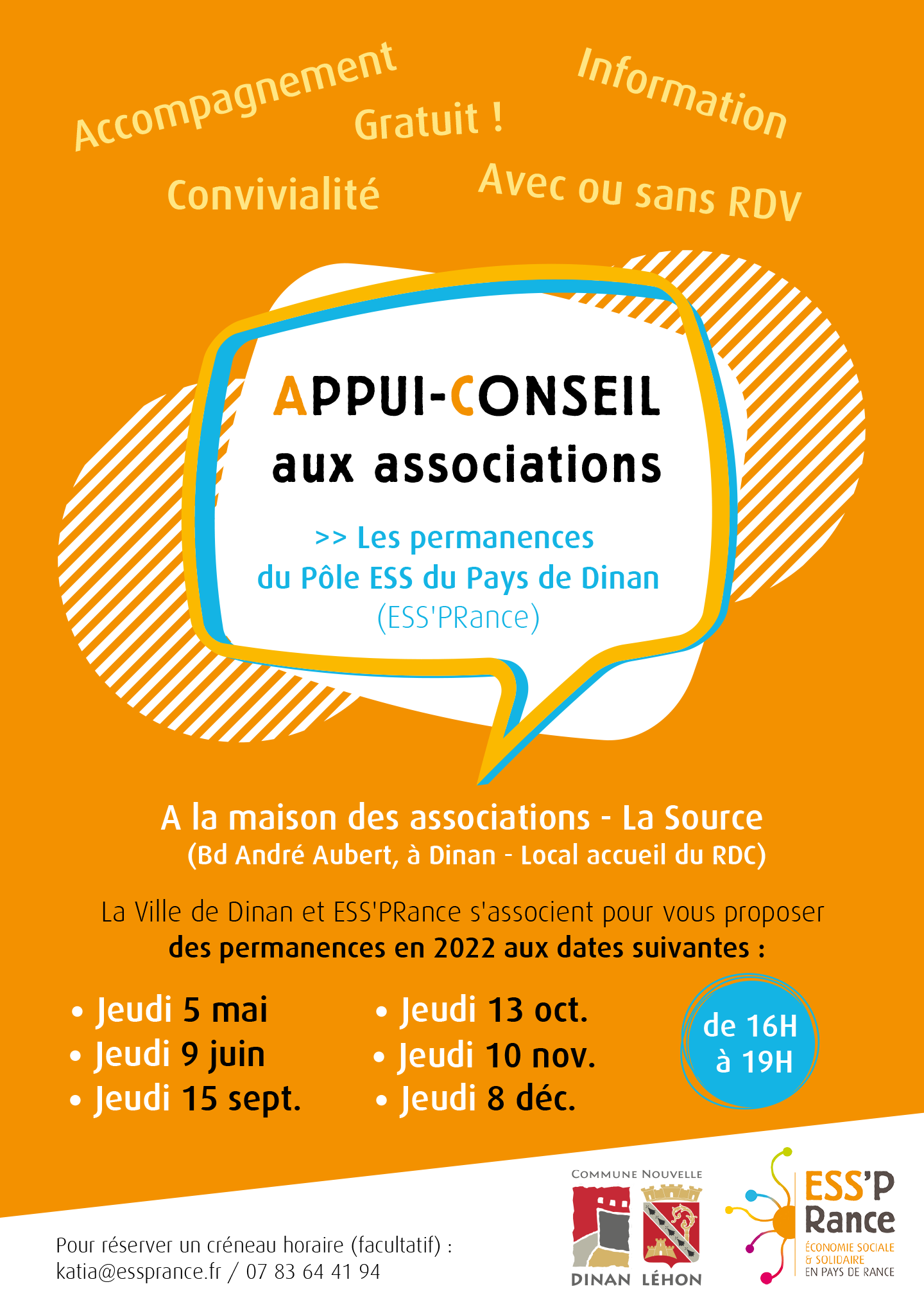 Affiche appui-conseils aux associations