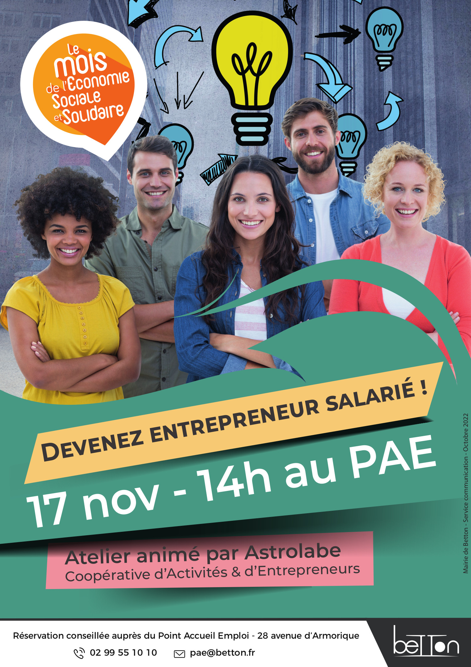 Afiche Atelier Astrolabe PAE Betton Afiche Atelier Astrolabe PAE Betton