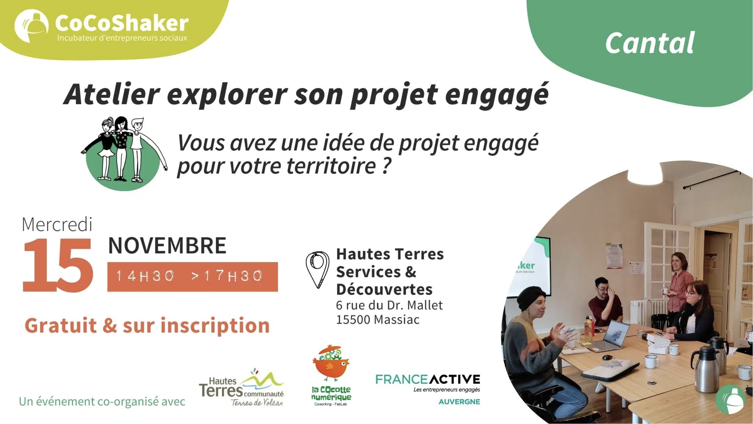 Explorer son projet d'entreprise engagée Visuel atelier