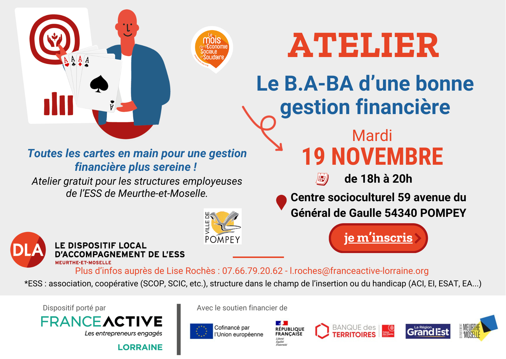 Atelier Le B.A – BA d’une bonne gestion financière 