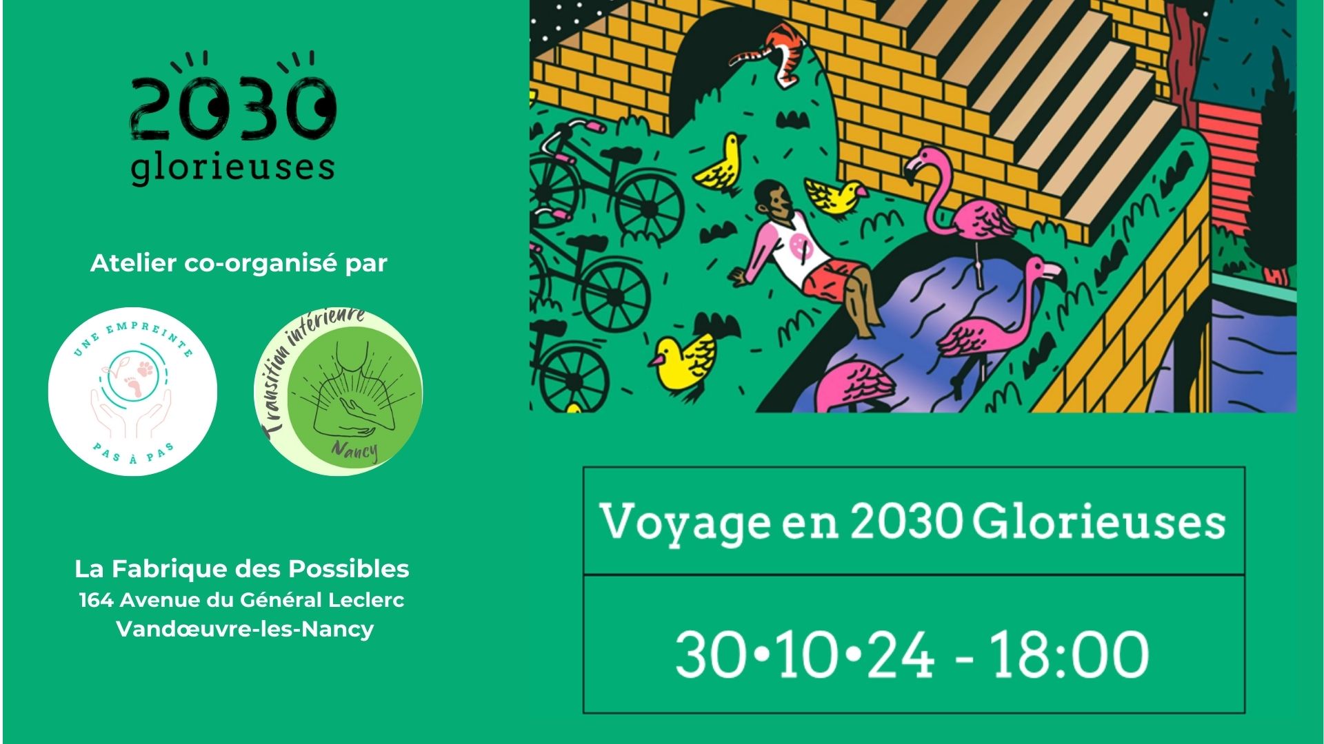 visuel atelier du 30 octobre "2030 Glorieuses"