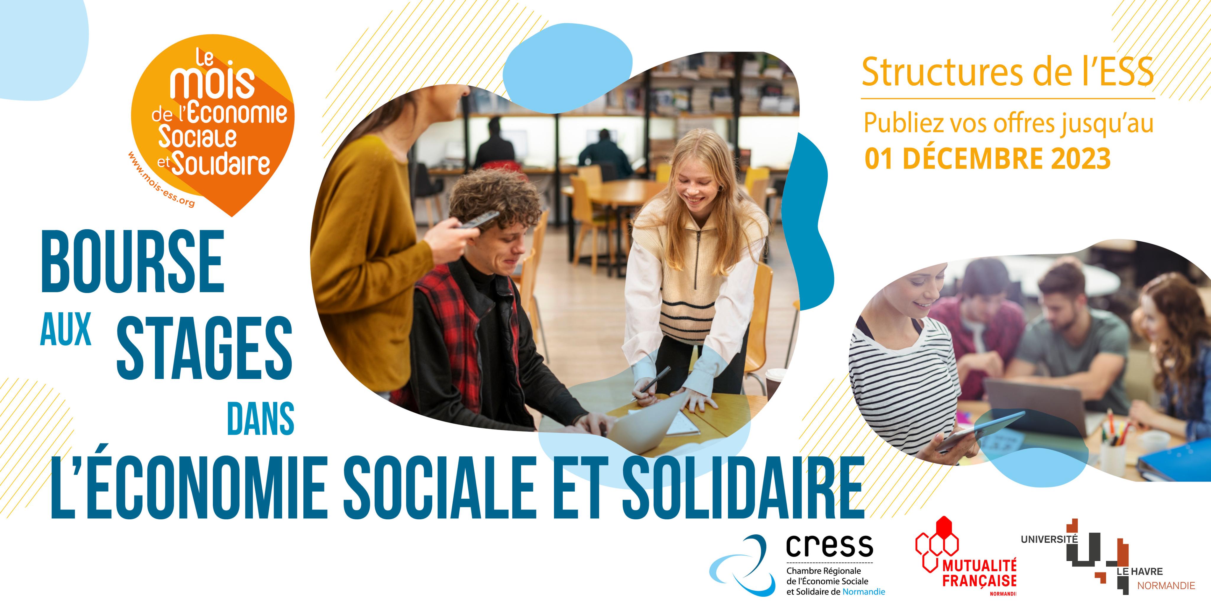 Bourse aux stages dans l’économie sociale et solidaire Bourse aux stages dans l’économie sociale et solidaire