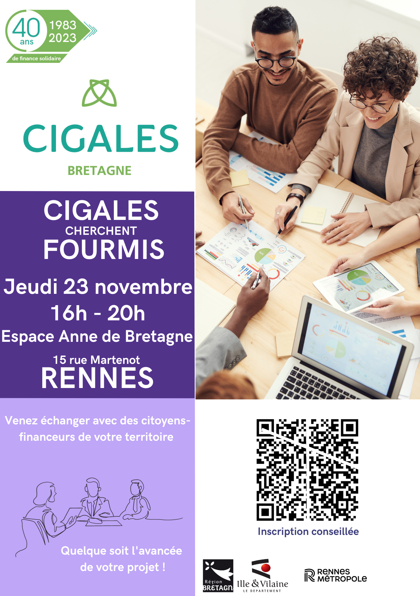 Cigales Cherchent Fourmis - Rennes, 23 novembre 2023 Cigales Cherchent Fourmis - Rennes, 23 novembre 2023