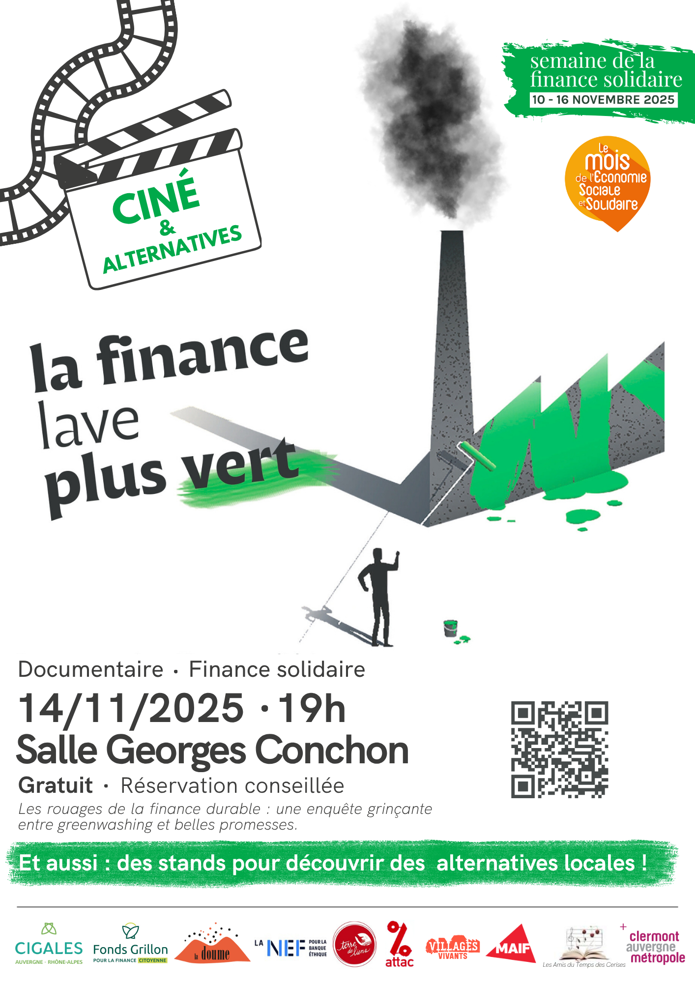 Ciné & alternatives - La finance lave plus vert Ciné & alternatives - La finance lave plus vert