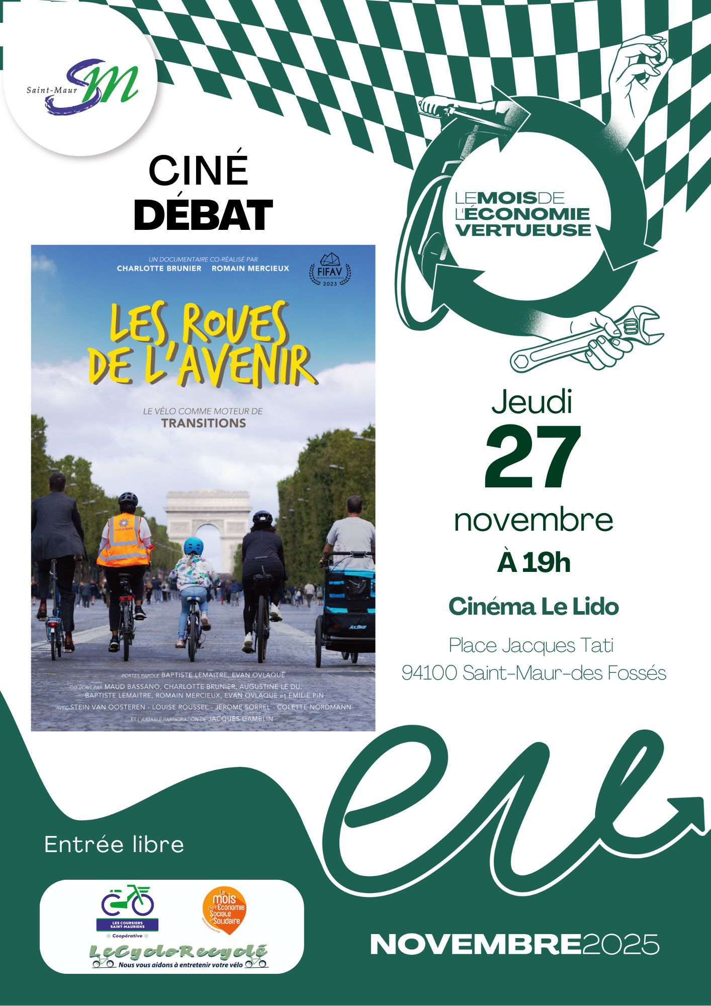 affiche les roues de l'avenir