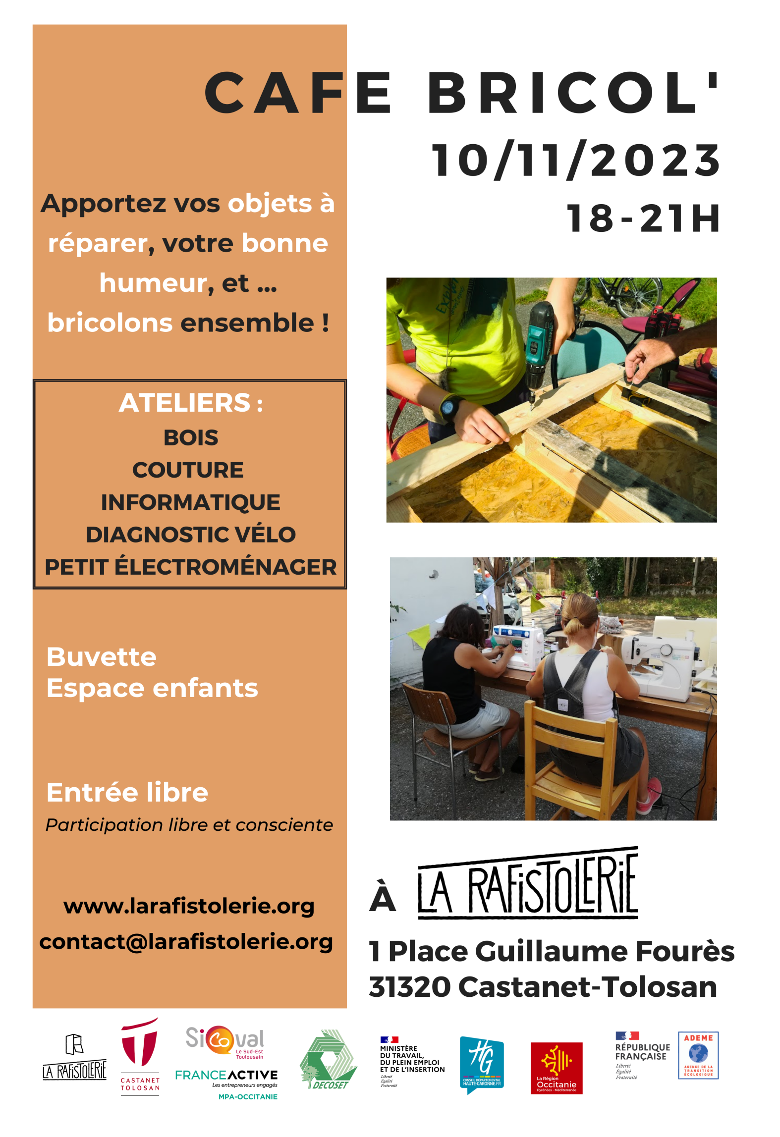 Visuel Café Bricol' 10/11/2023