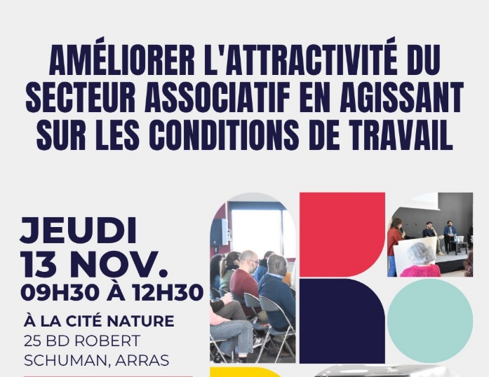 Améliorer l'attractivité du secteur associatif en agissant sur les conditions de travail Améliorer l'attractivité du secteur associatif