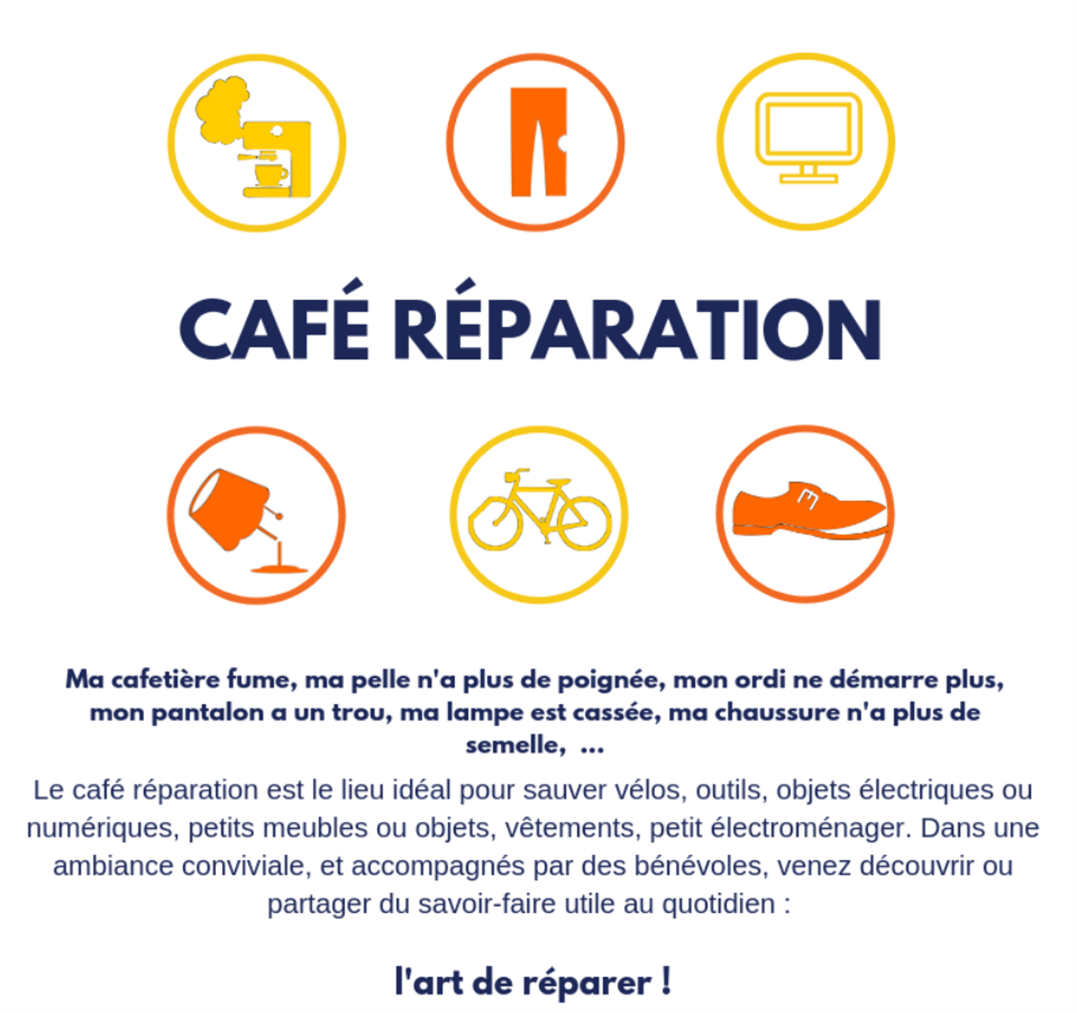 Café réparation de Mélusine Le café réparation de Mélusine