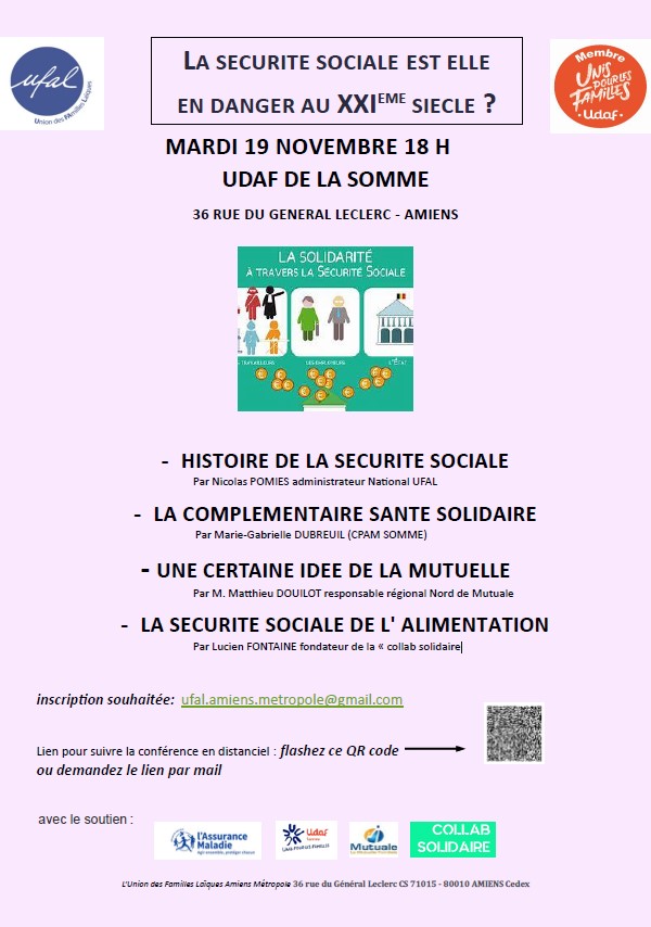 Conférence pour la défense du modèle de la Sécurité sociale 