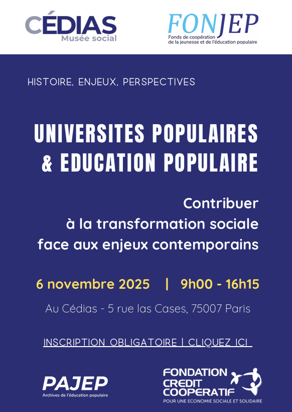 Image communication : universités populaire et éducation populaire