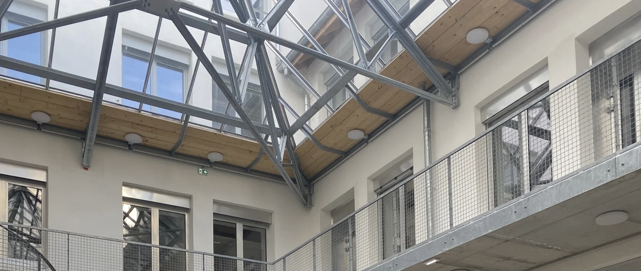 Bâtiment Kaleidoscoop visite verrière