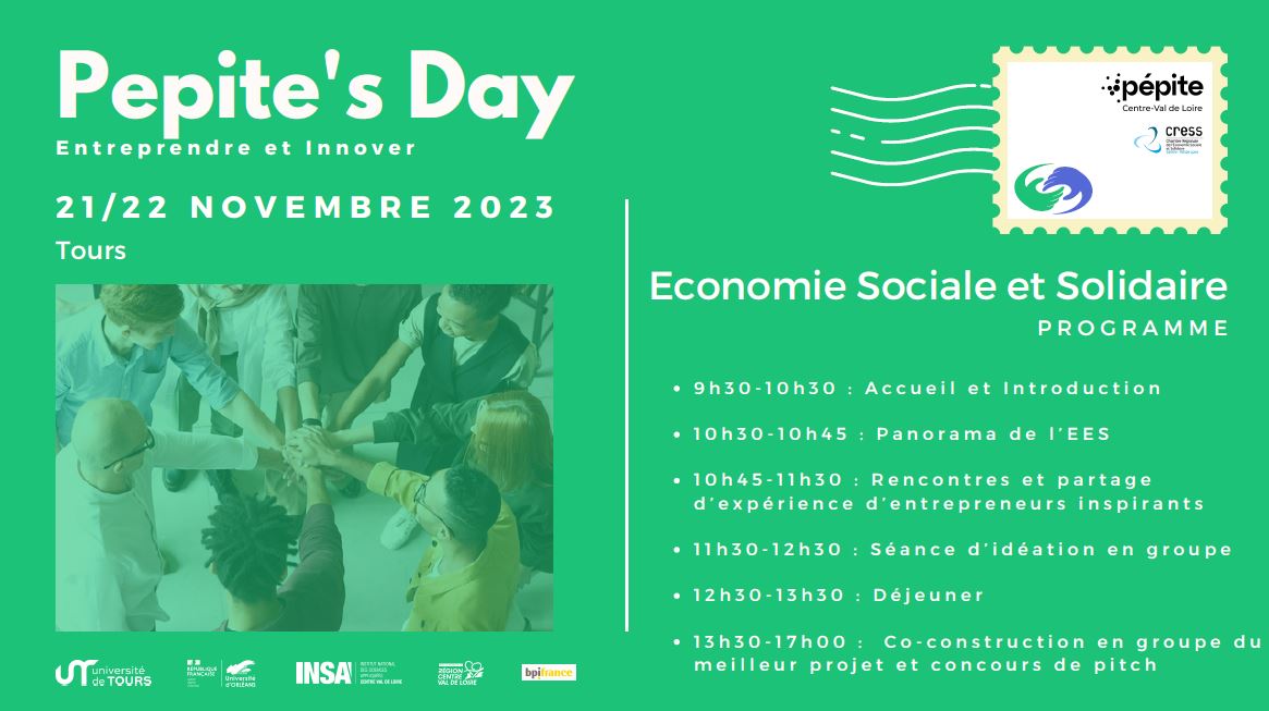 Pepite's Day Entreprendre et Innover dans l'ESS