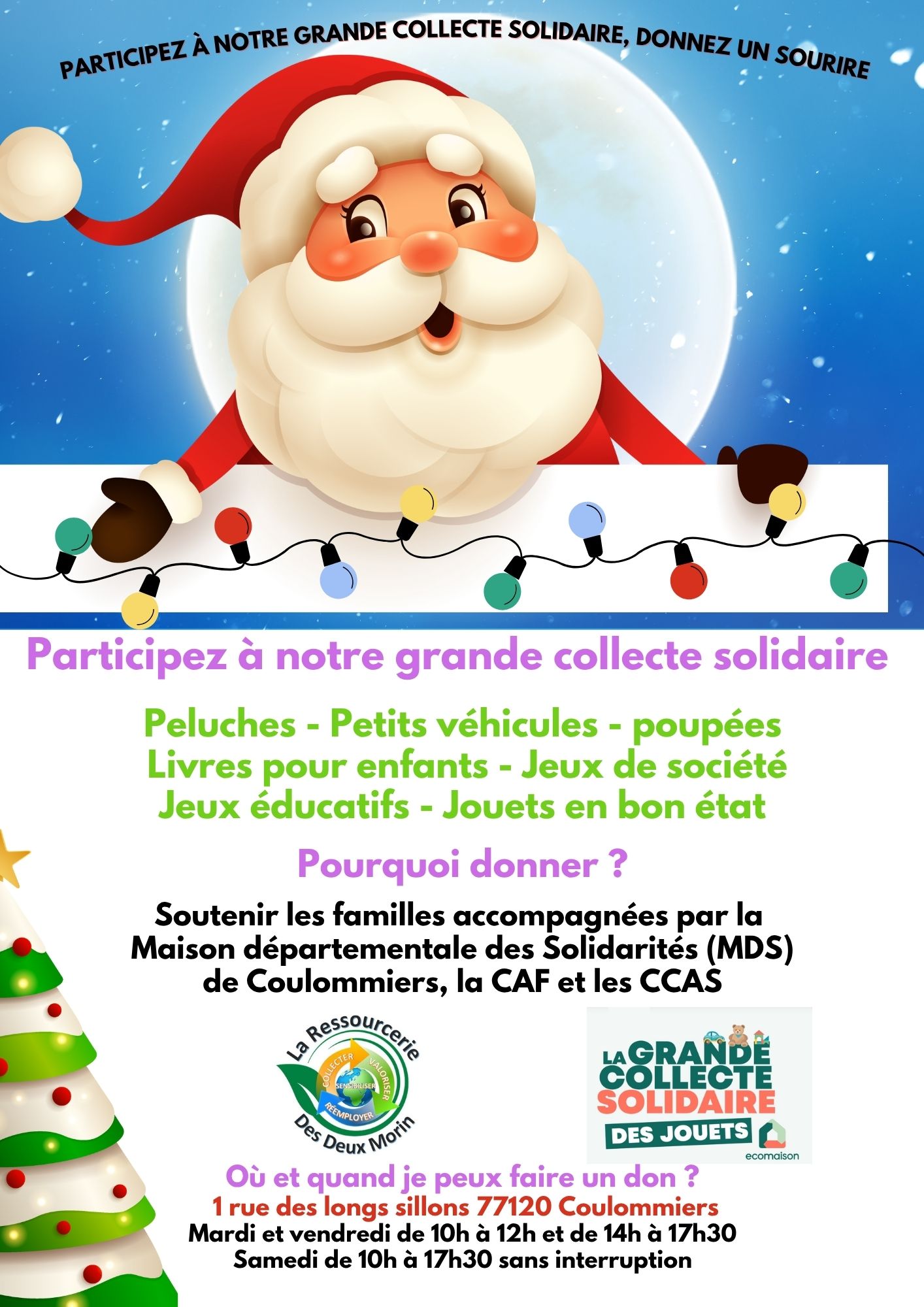 Grande collecte solidaire de jouets Grande collecte solidaire de jouets