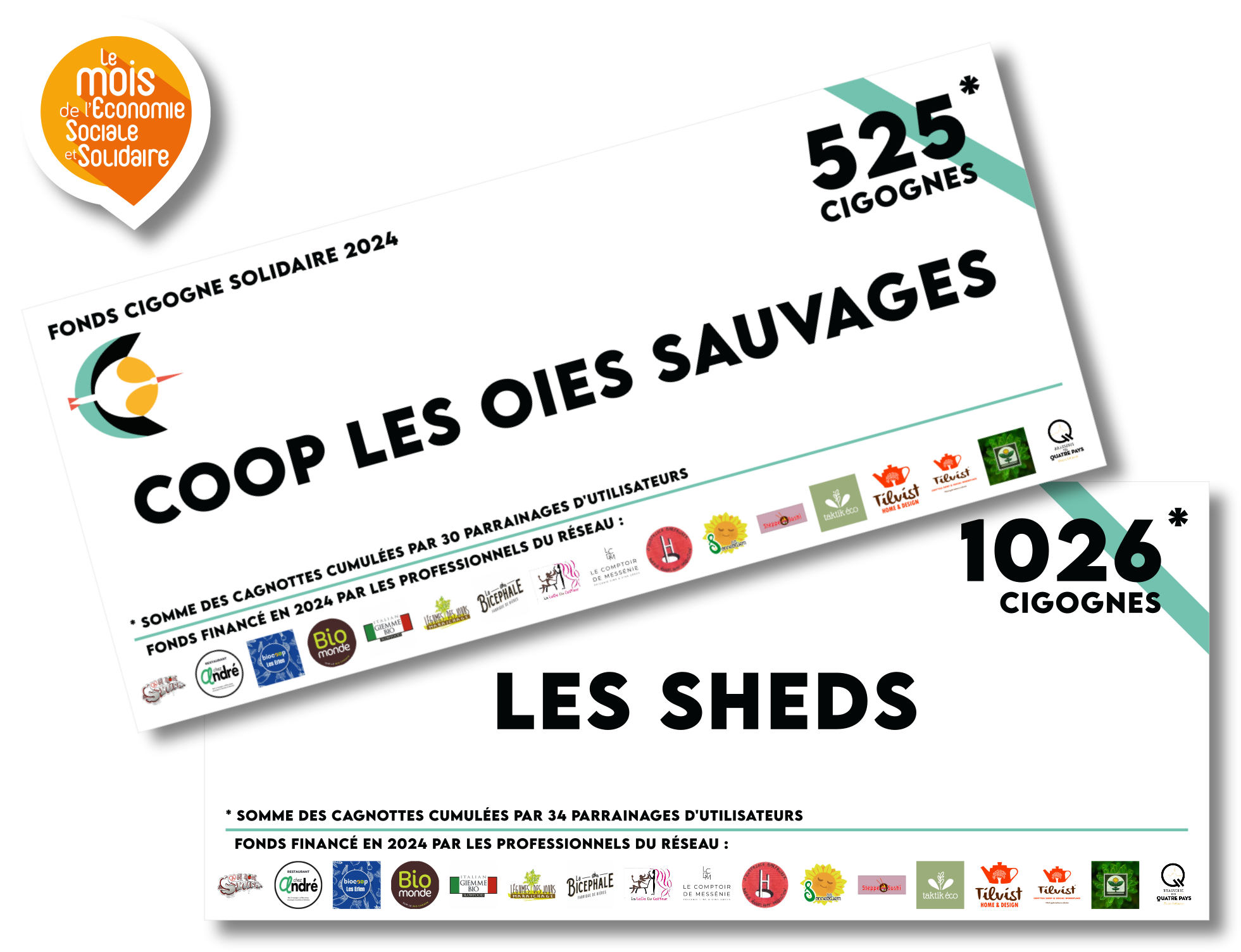 Chèques Cigogne solidaire 2024 Chèques Cigogne solidaire 2024