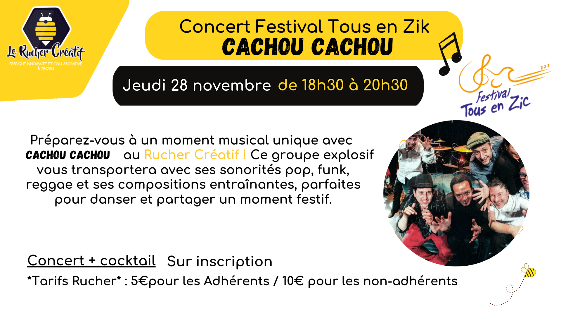 Concert Tous en zik