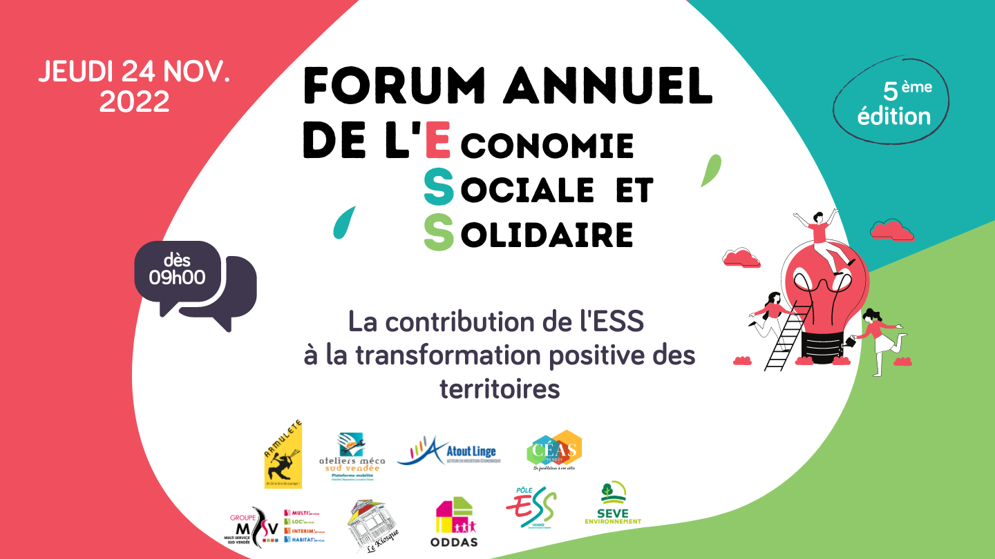 Forum annuel de l'ESS en Sud Vendée Forum annuel de l'ESS en Sud Vendée