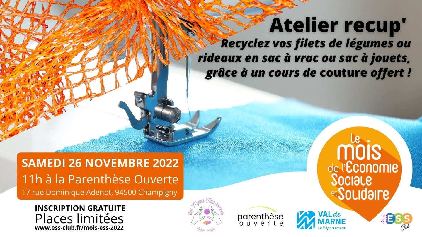 Atelier couture récup'