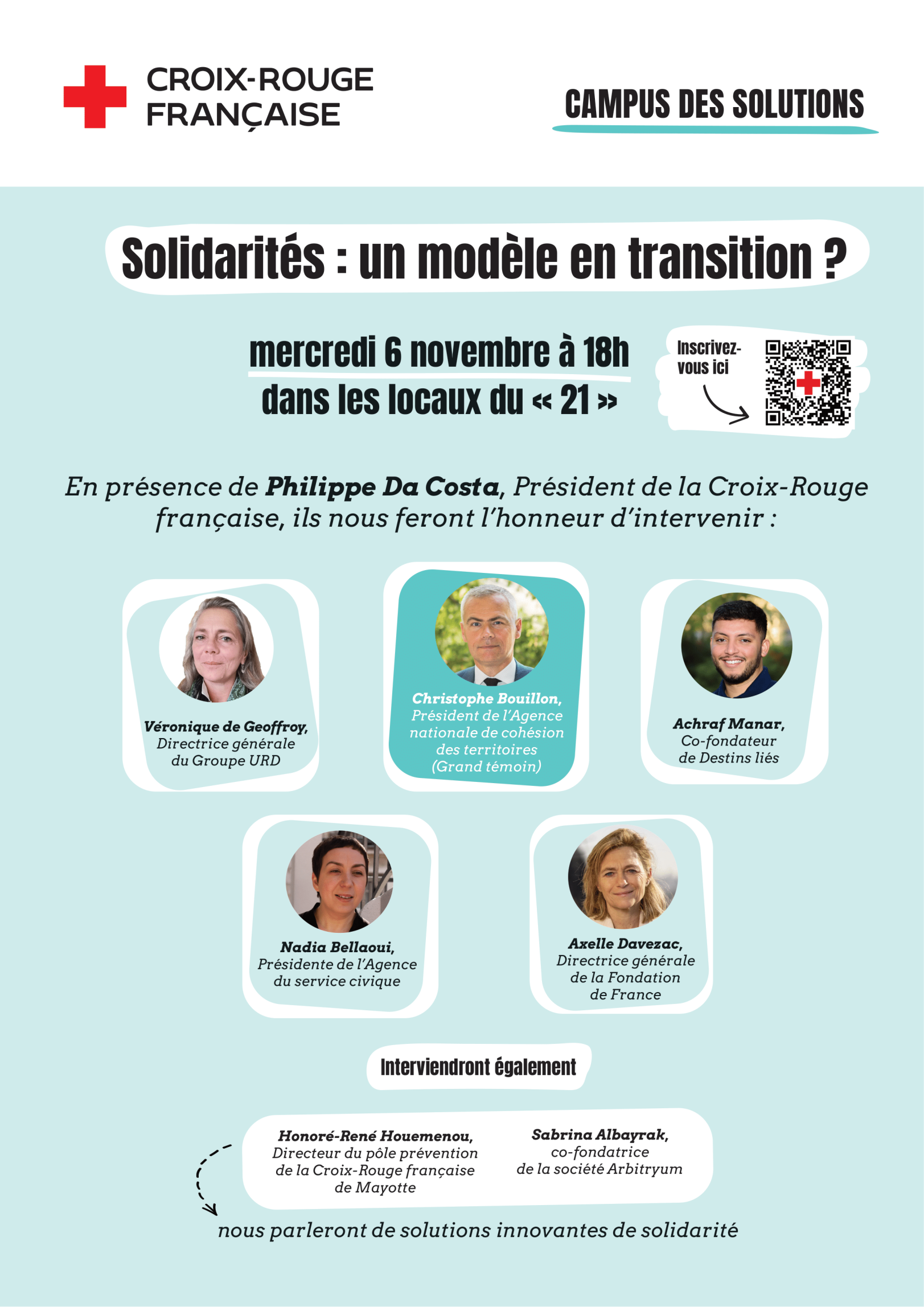 Croix-Rouge française - Campus des solutions - Solidarités : un modèle en transition ? Croix-Rouge française - Campus des solutions - Solidarités : un modèle en transition ?