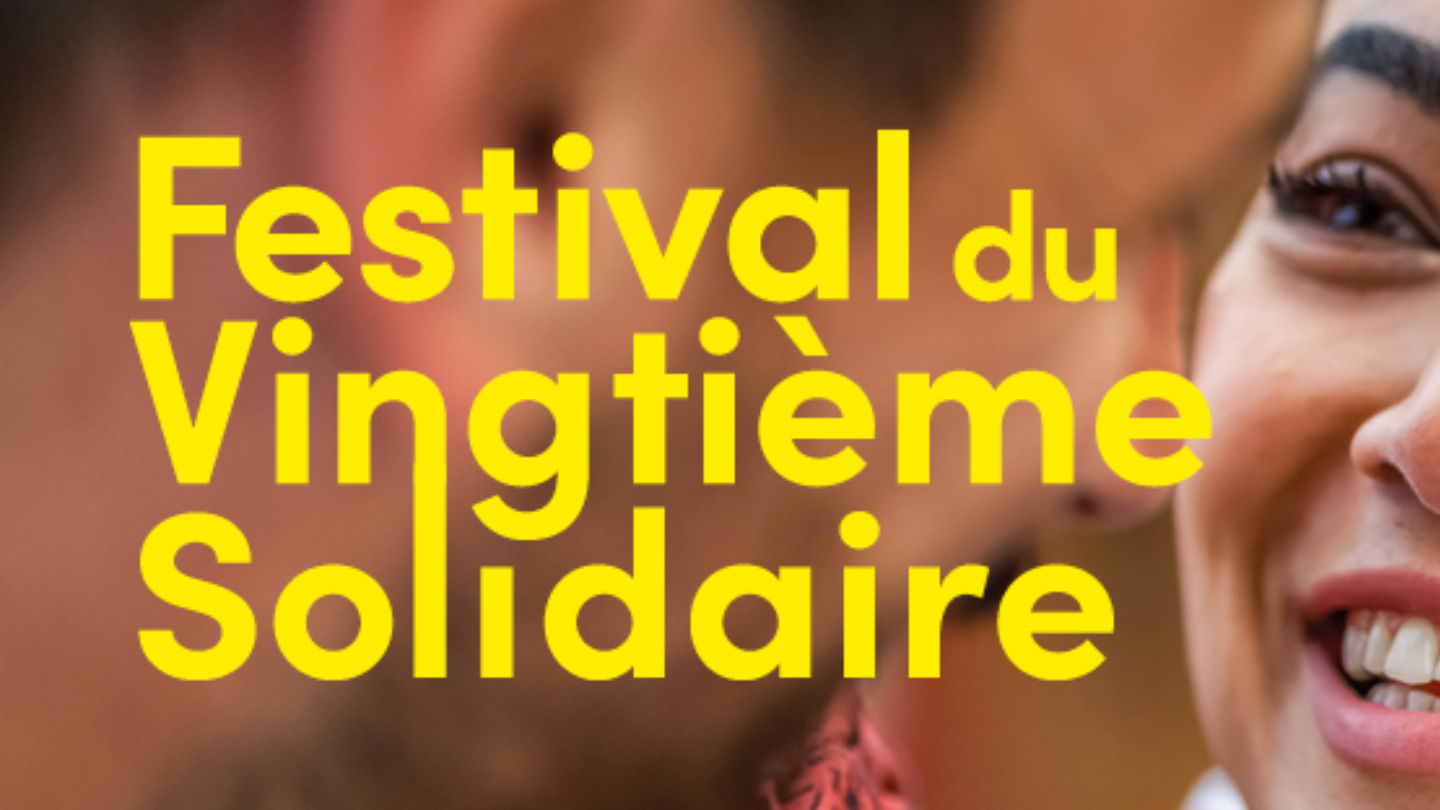 Affiche du Festival du Vingtième solidaire