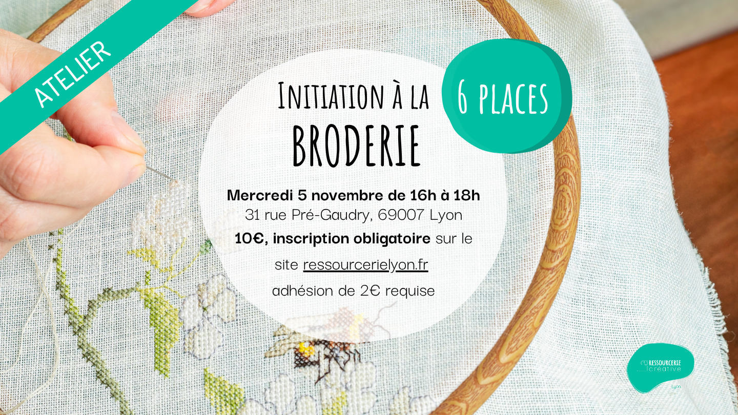 Initiation à la broderie  Initiation à la broderie