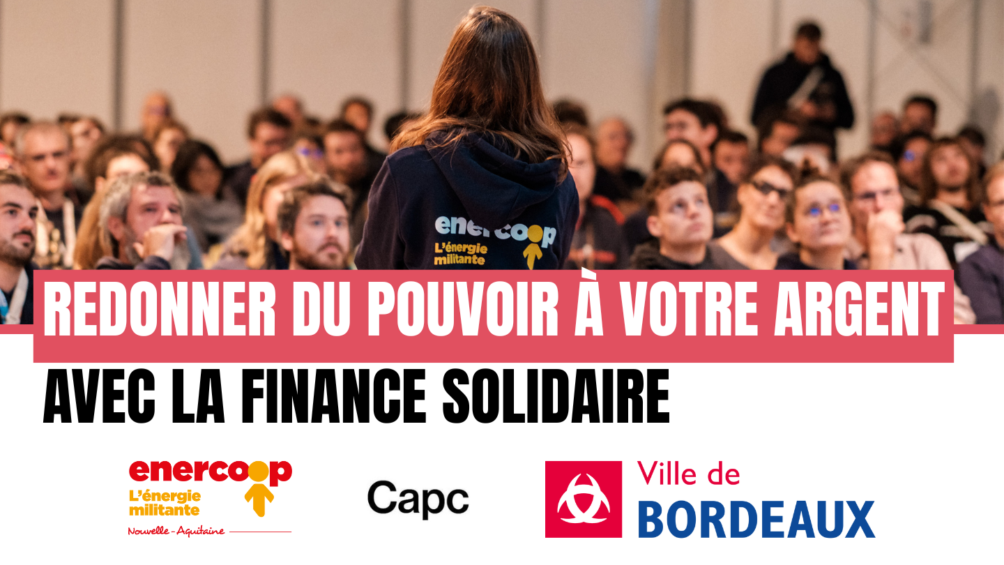 La finance solidaire ou comment redonner du pouvoir à son argent et son épagne Bandeau d'image