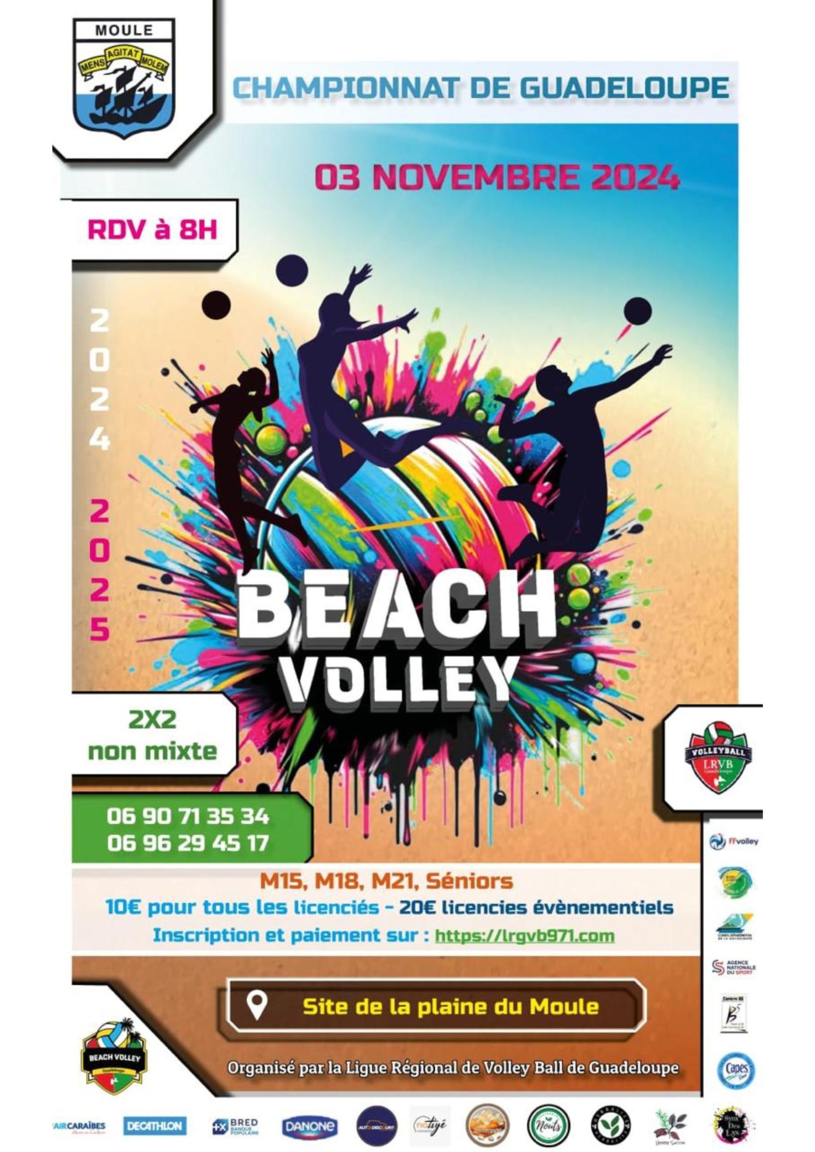 Championnat de Guadeloupe de Beach Volley 2024-2025