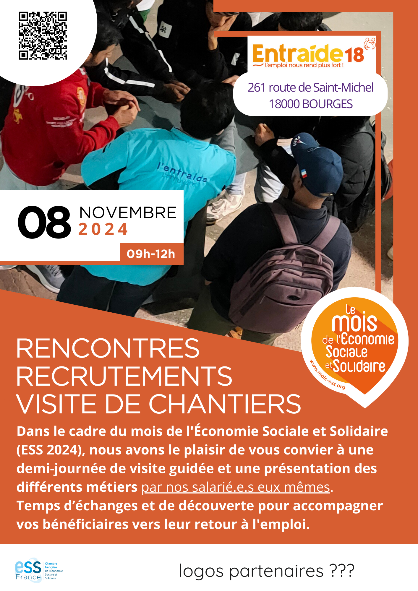 Visite guidée par nos salarié.e.s la matinée du vendredi 08 novembre Visite guidée par nos salarié.e.s la matinée du vendredi 08 novembre