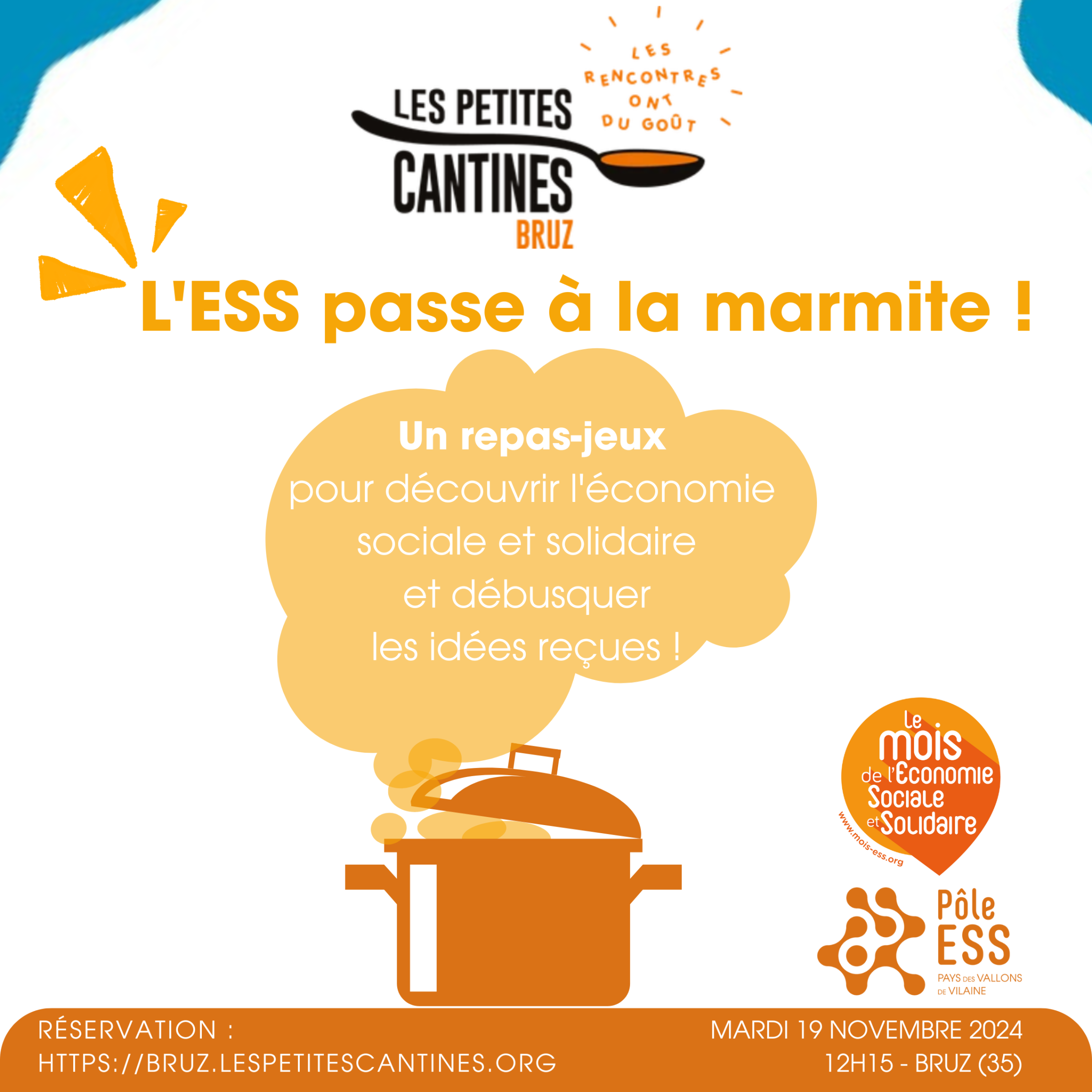 L'ESS passe à la marmite ! Un repas-jeux pour découvrir l'économie sociale et solidaire et débusquer les idées reçues !