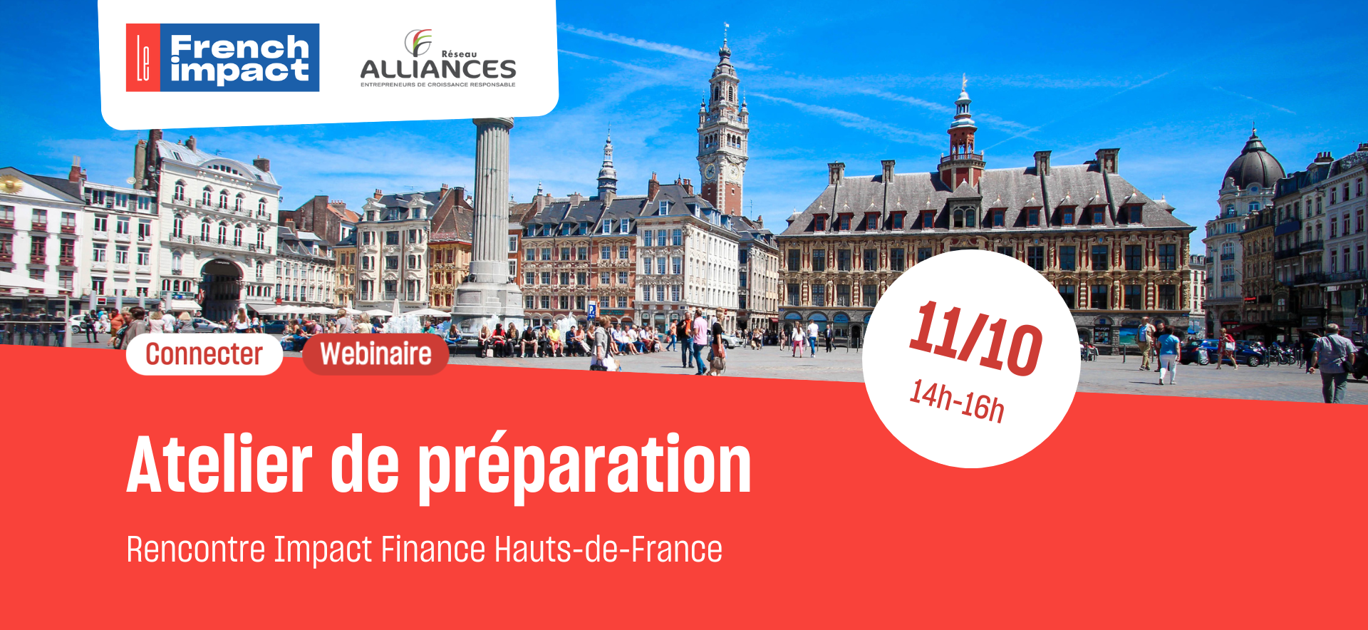 Bandeau Atelier de préparation Rencontre Impact Finance Hauts-de-France