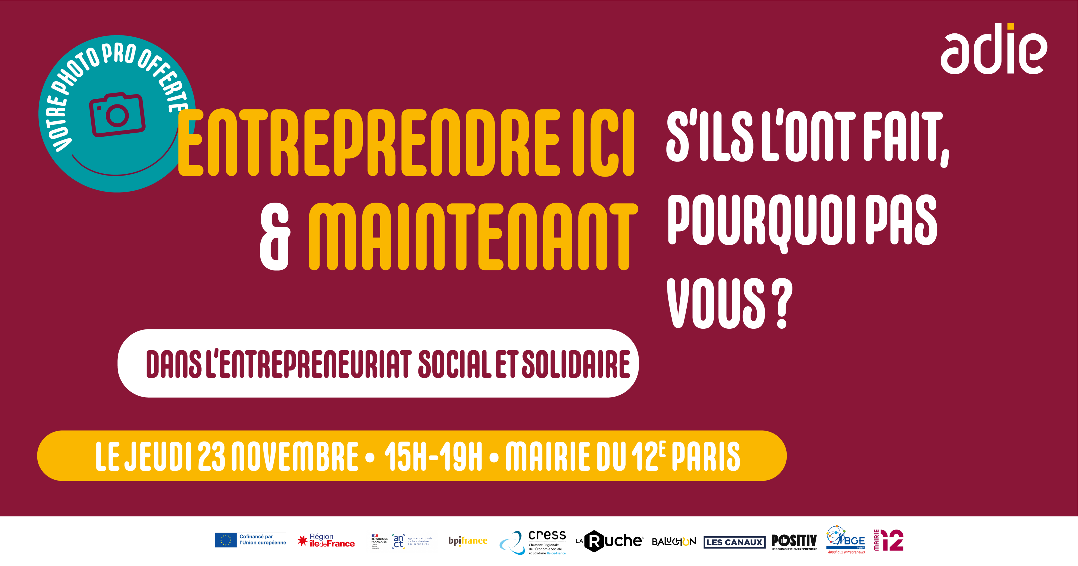 Entreprendre Ici et Maintenant dans l'entrepreneuriat social et solidaire Entreprendre Ici et Maintenant dans l'entrepreneuriat social et solidaire