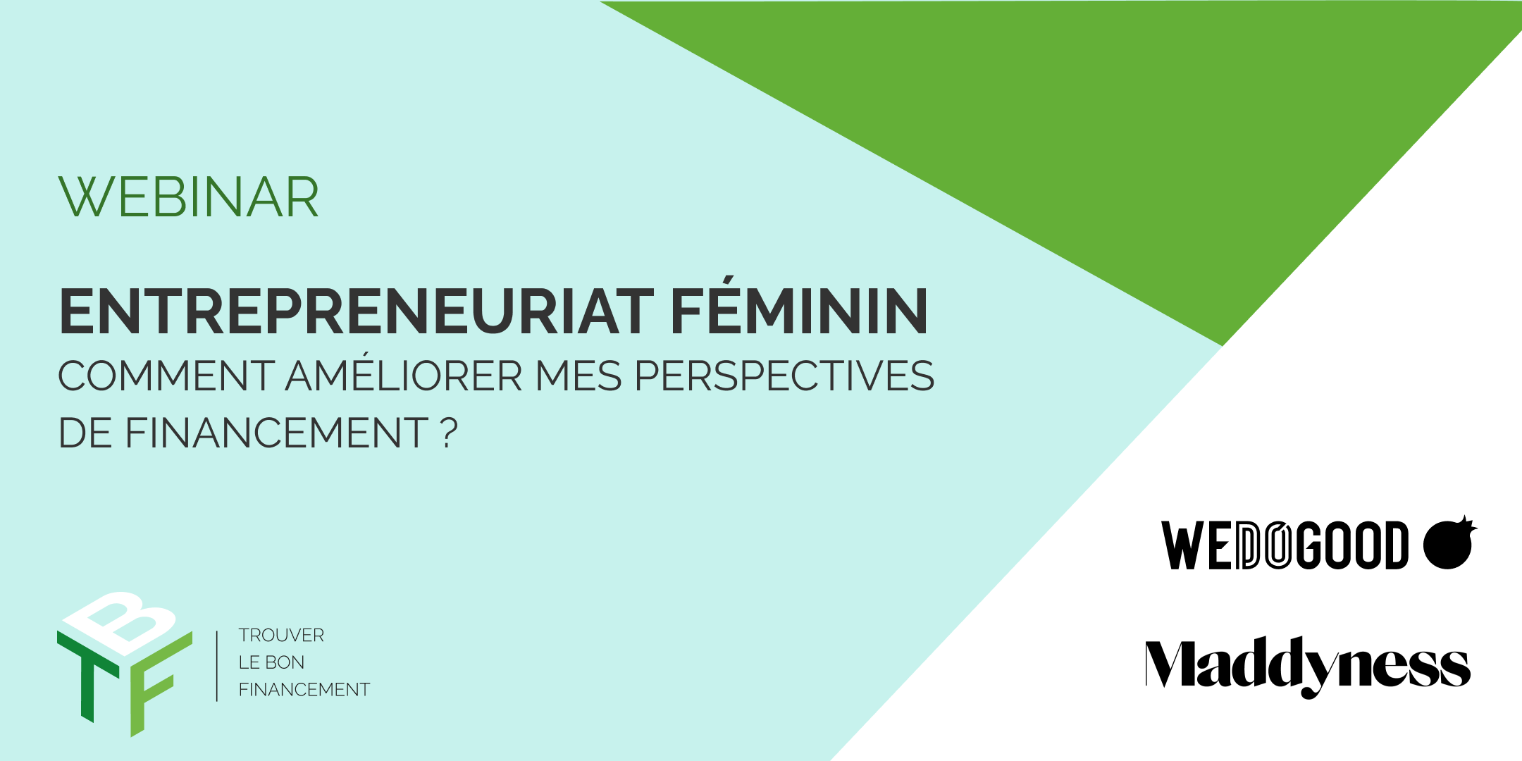 Webinar améliorer mes perspectives de financement financement entreprises femmes
