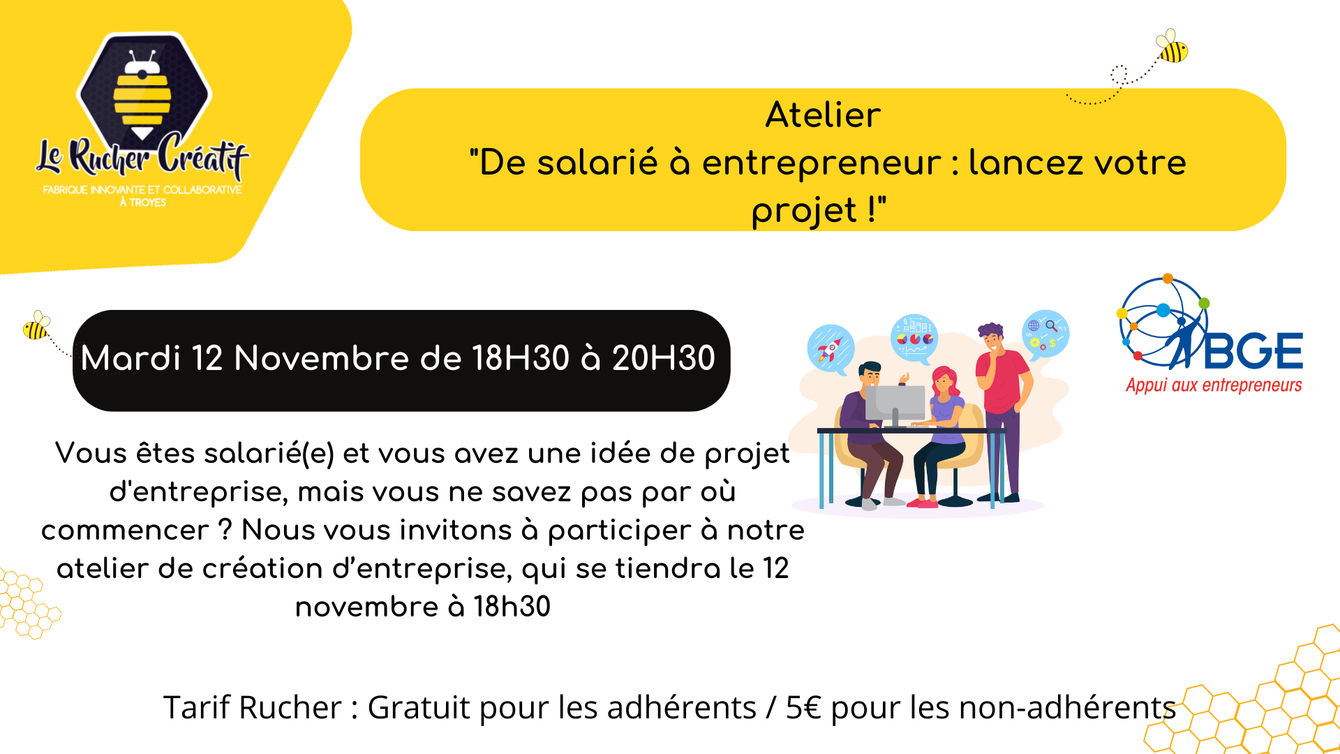 Atelier salariés entrepreneurs