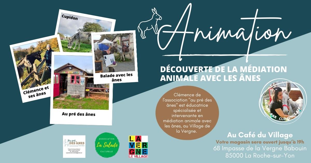 Animation médiation animale Médiation animale