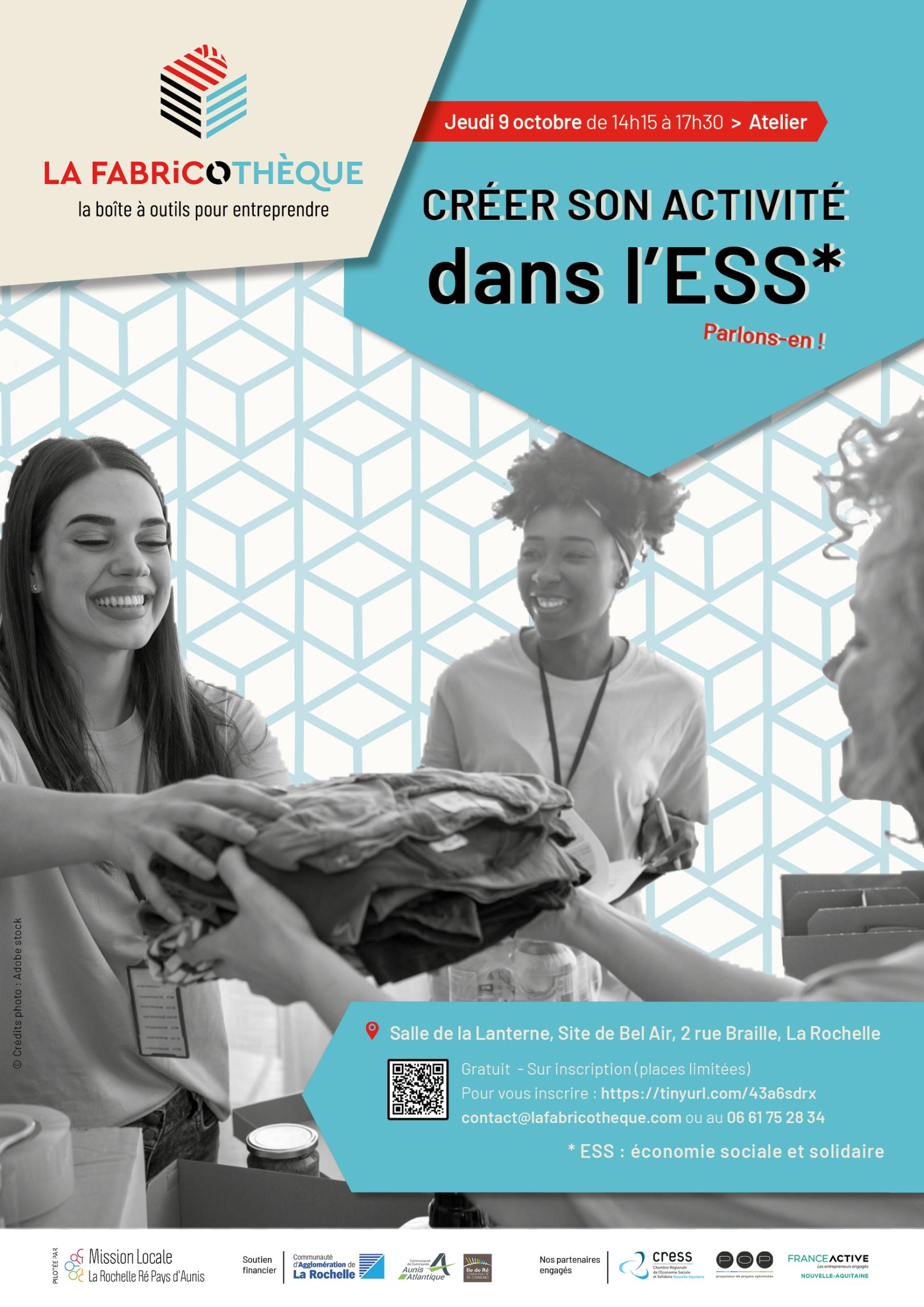 Atelier "Créer son activité dans l'ESS. Parlons-en !" La Fabricothèque // Atelier "Créer son activité dans l'ESS. Parlons-en !"