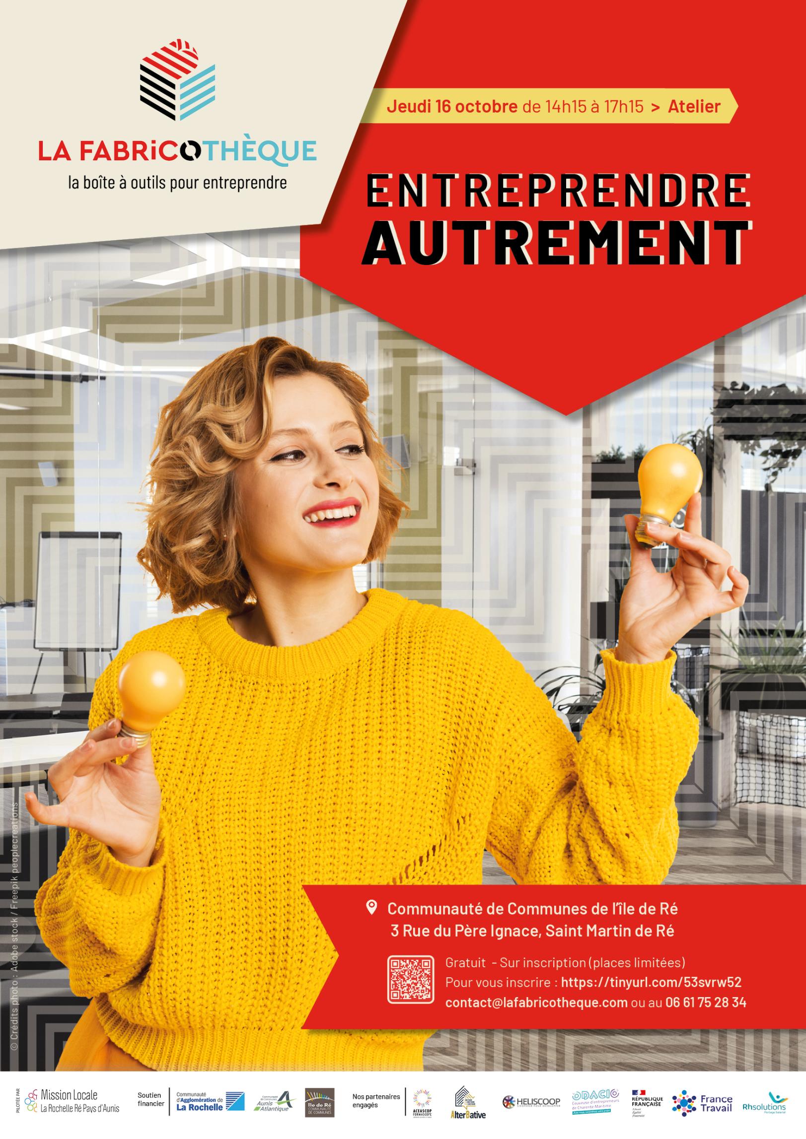 Atelier "Entreprendre Autrement" La Fabricothèque // Atelier "Entreprendre Autrement"