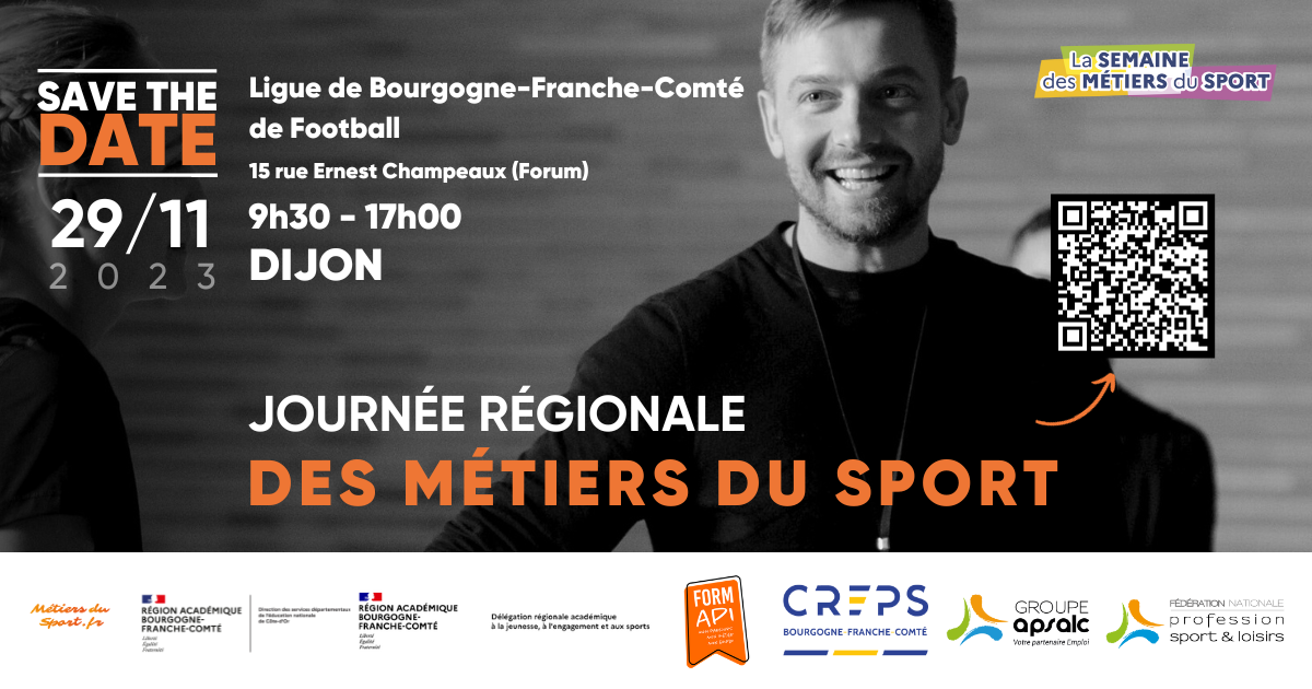 Journée Régionale des Métiers du Sport - 29/11/2023 Journée Régionale des Métiers du Sport - 29/11/2023